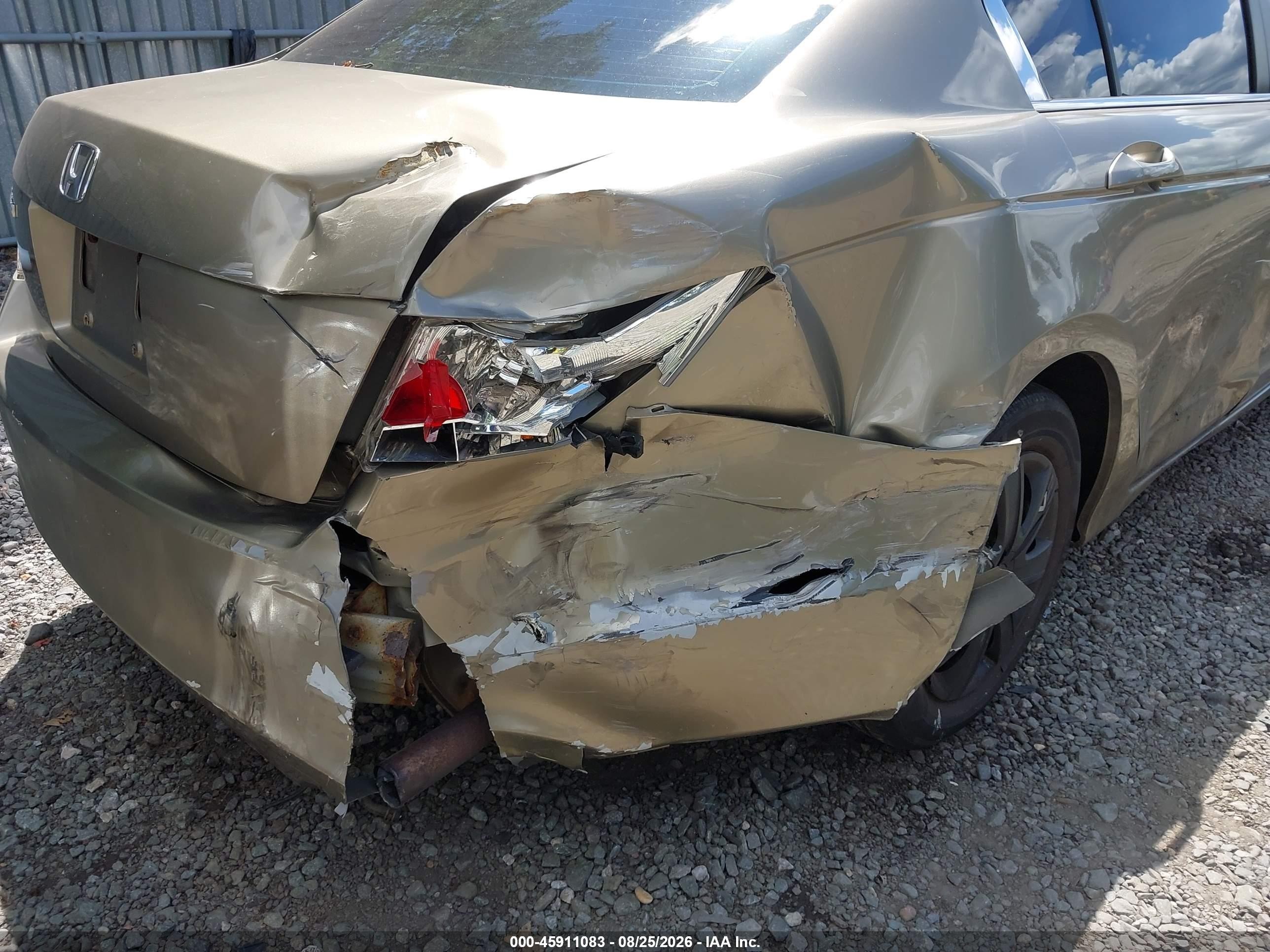 2008 Honda Accord 2.4 Lx Gold vin: 1HGCP263X8A150436