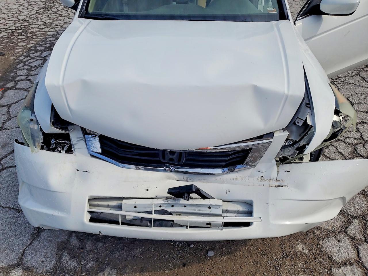2008 Honda Accord Lx White vin: 1HGCP263X8A163722