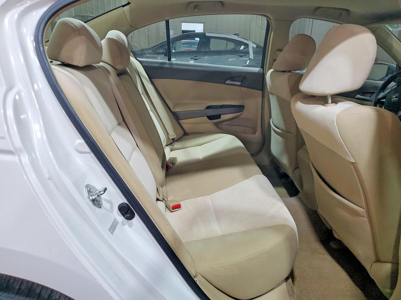 2009 Honda Accord Lx White vin: 1HGCP263X9A029875