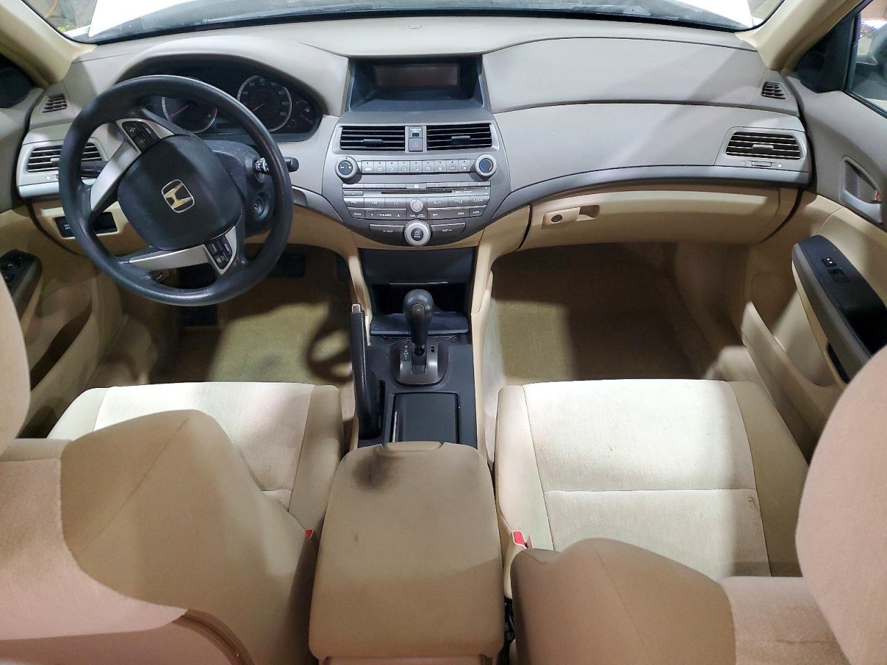 2009 Honda Accord Lx White vin: 1HGCP263X9A029875
