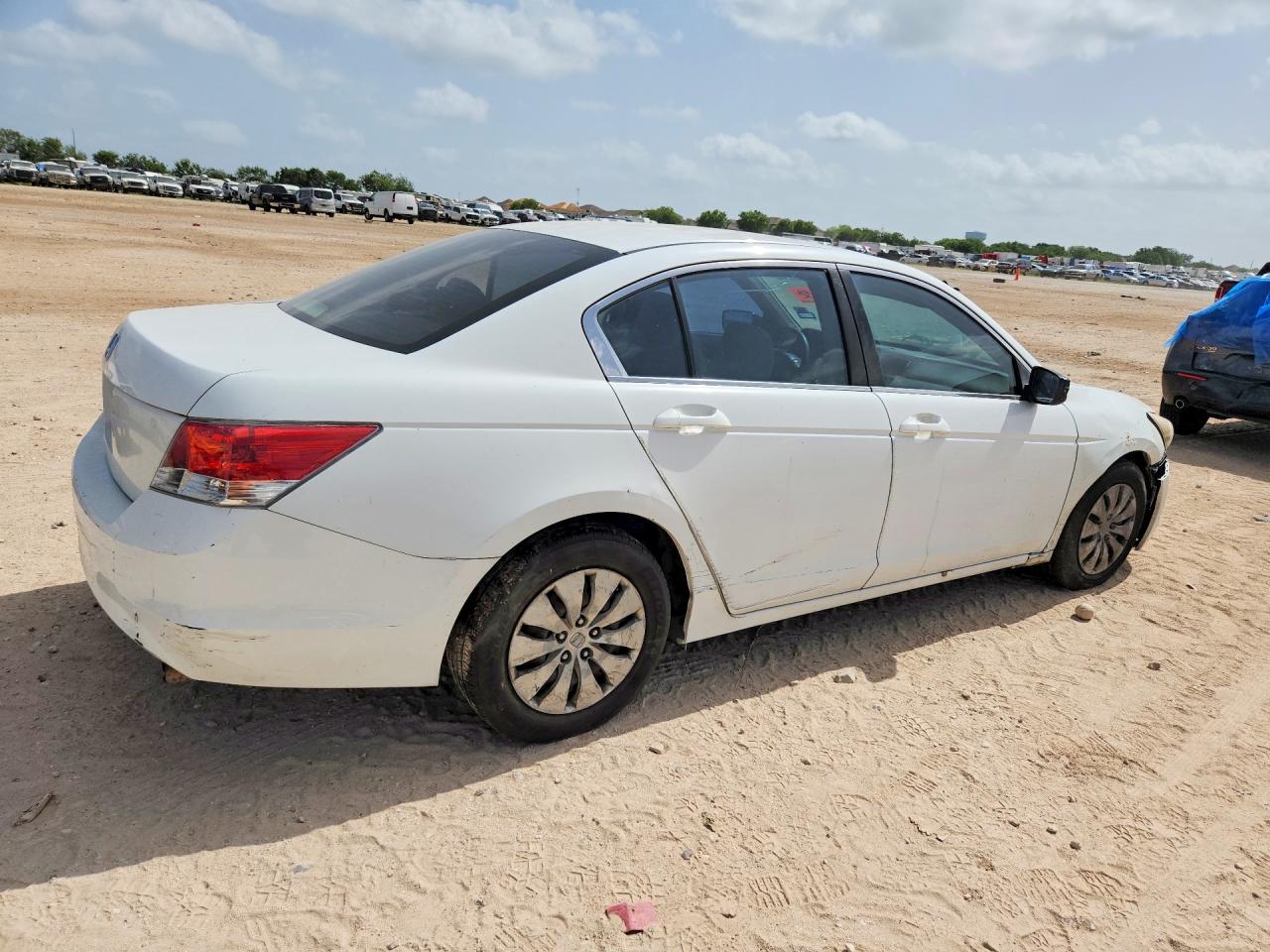 2009 Honda Accord Lx White vin: 1HGCP263X9A029892