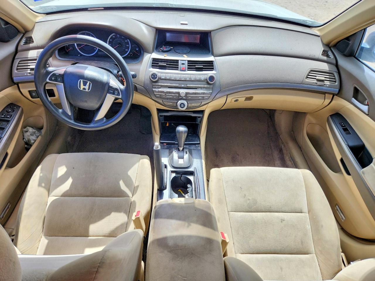 2009 Honda Accord Lx White vin: 1HGCP263X9A029892