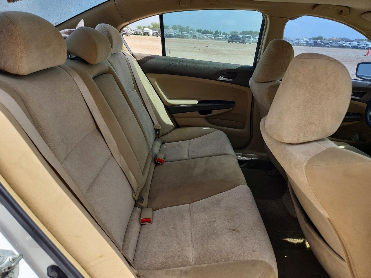 2009 Honda Accord Lx White vin: 1HGCP263X9A029892