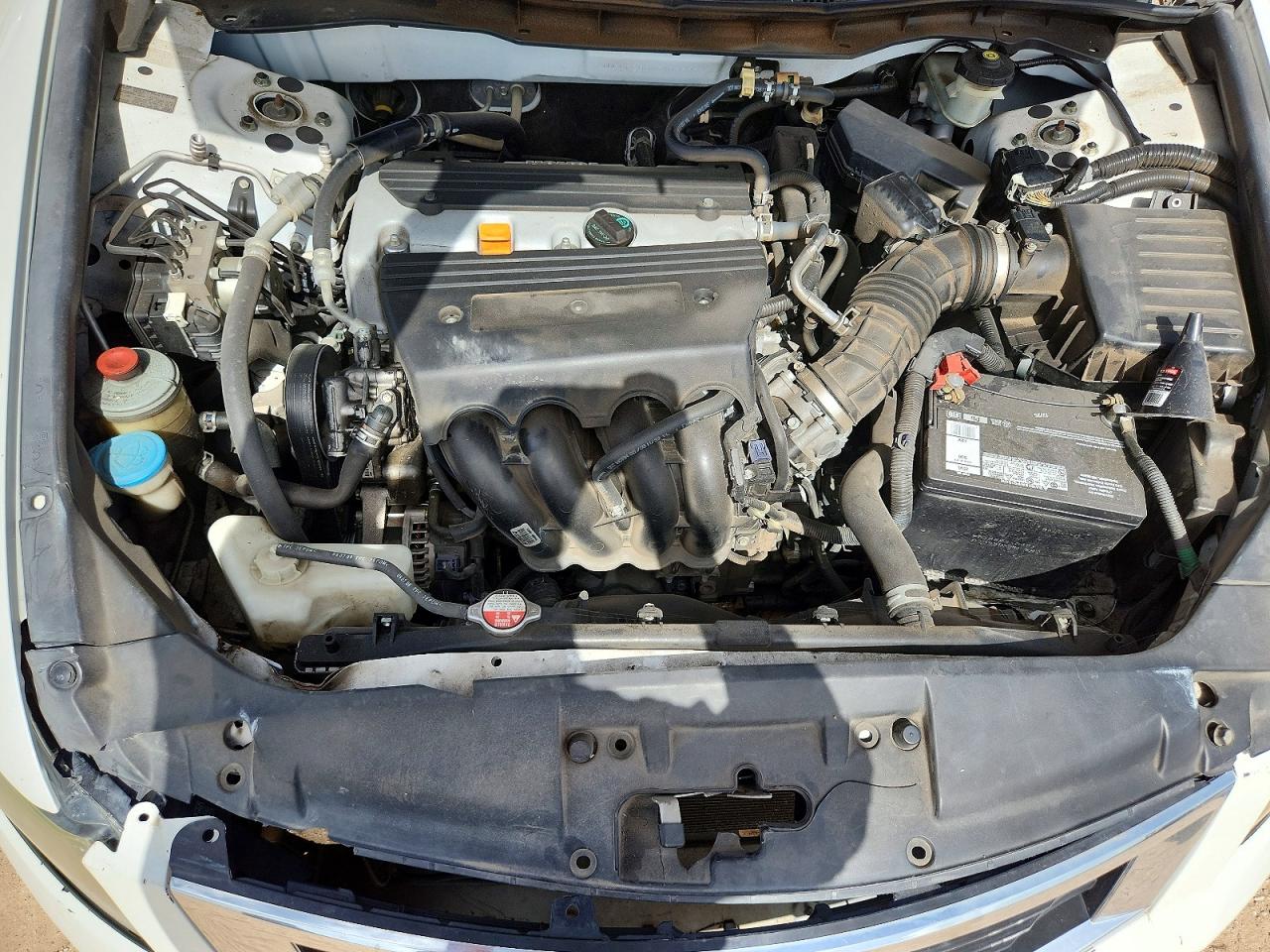 2009 Honda Accord Lx White vin: 1HGCP263X9A029892