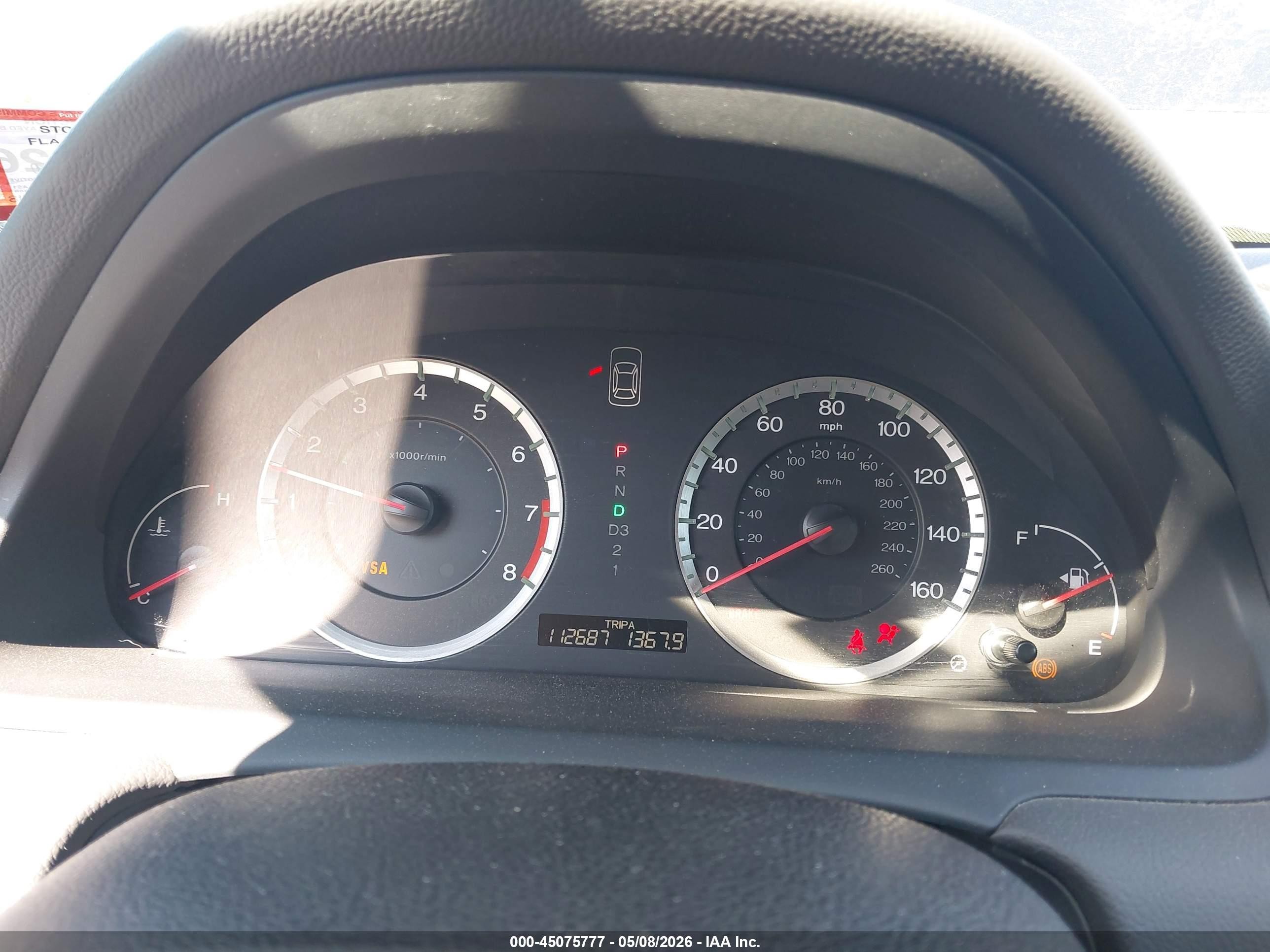 2009 Honda Accord 2.4 Lx Dark Blue vin: 1HGCP263X9A042495