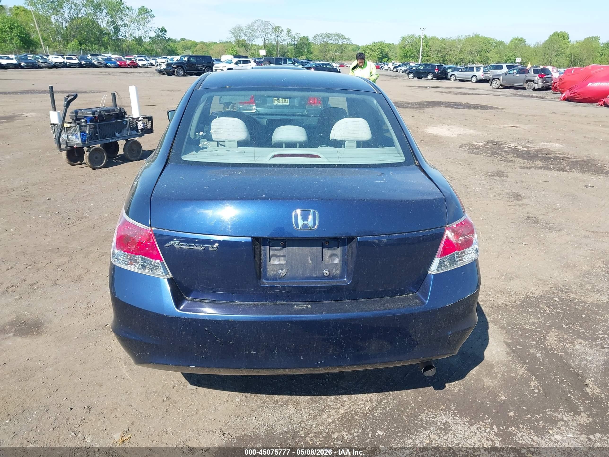 2009 Honda Accord 2.4 Lx Dark Blue vin: 1HGCP263X9A042495