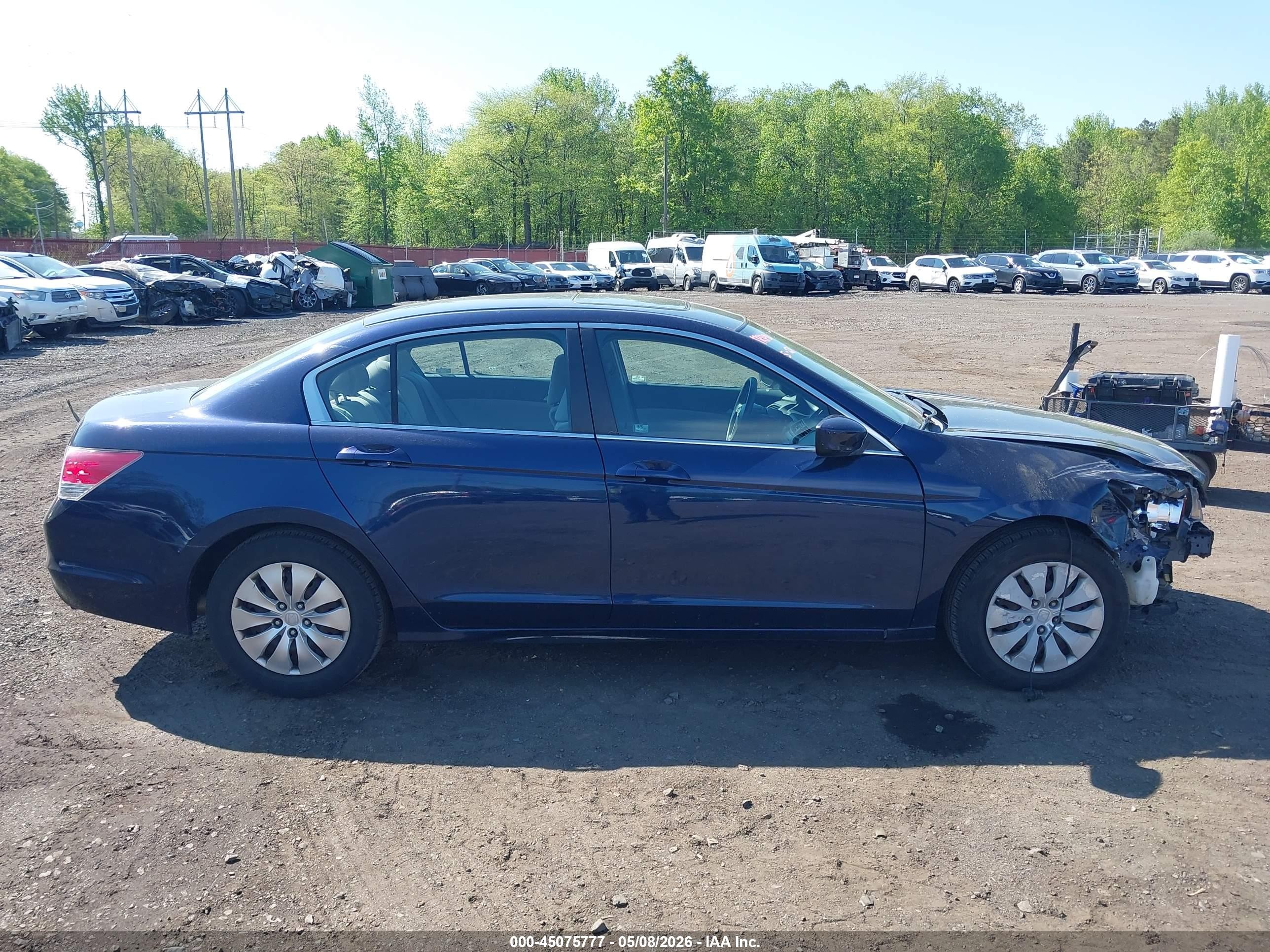 2009 Honda Accord 2.4 Lx Dark Blue vin: 1HGCP263X9A042495