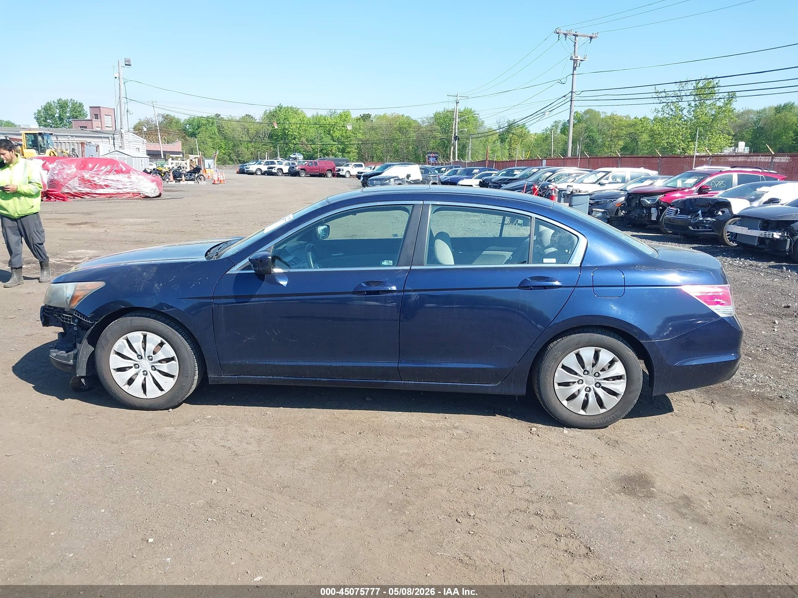 2009 Honda Accord 2.4 Lx Dark Blue vin: 1HGCP263X9A042495