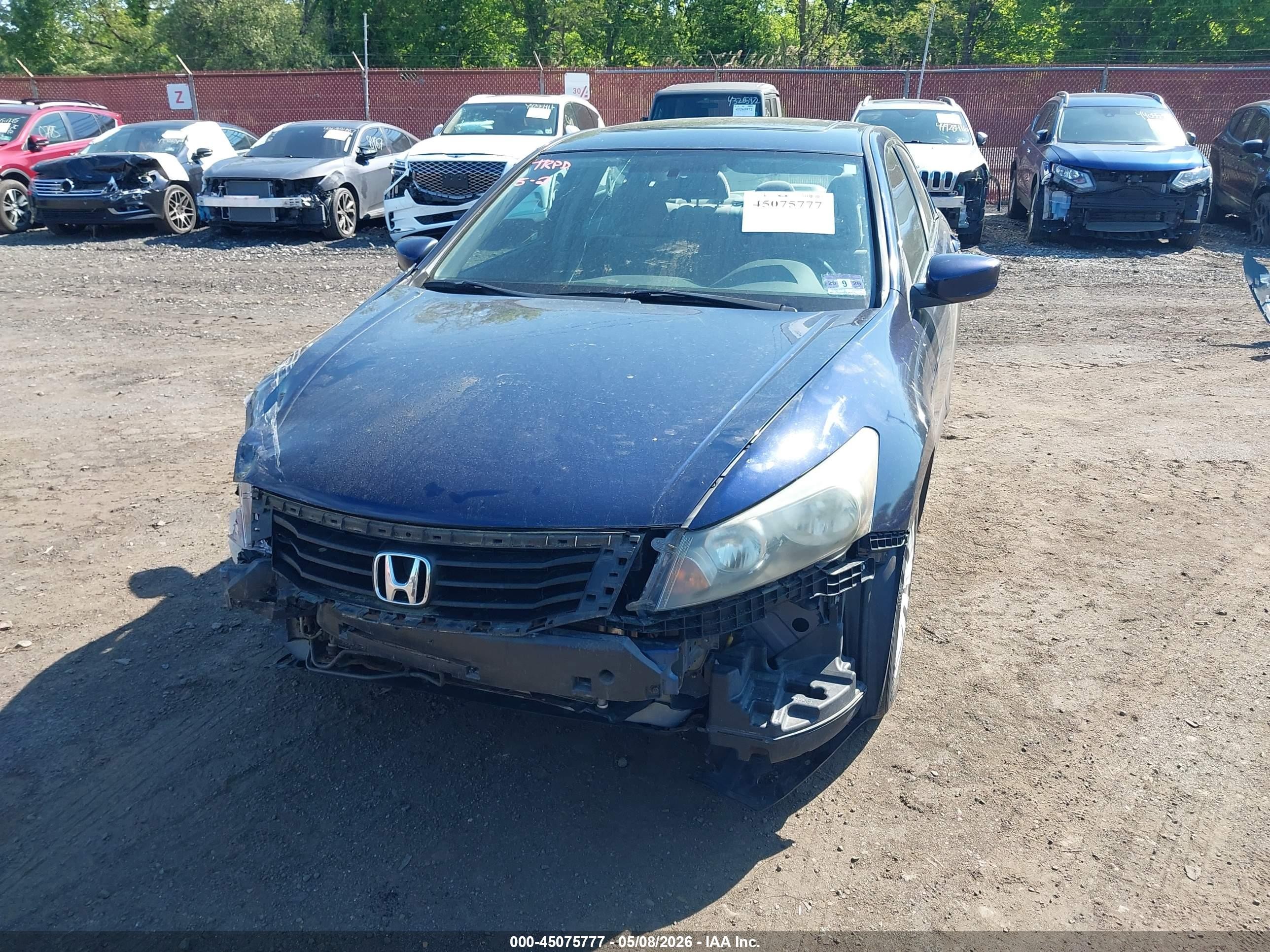 2009 Honda Accord 2.4 Lx Dark Blue vin: 1HGCP263X9A042495