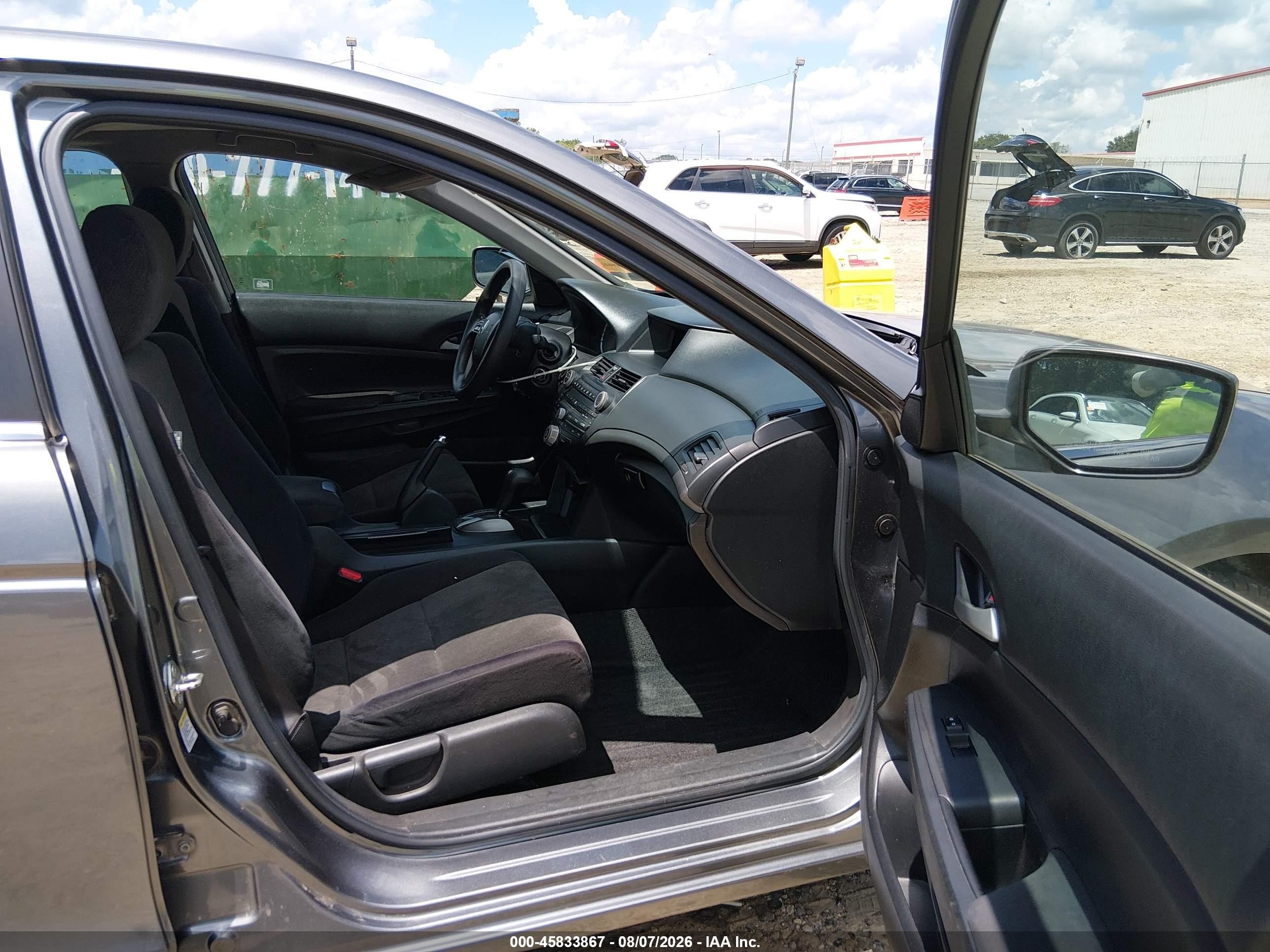 2009 Honda Accord 2.4 Lx Gray vin: 1HGCP263X9A078395