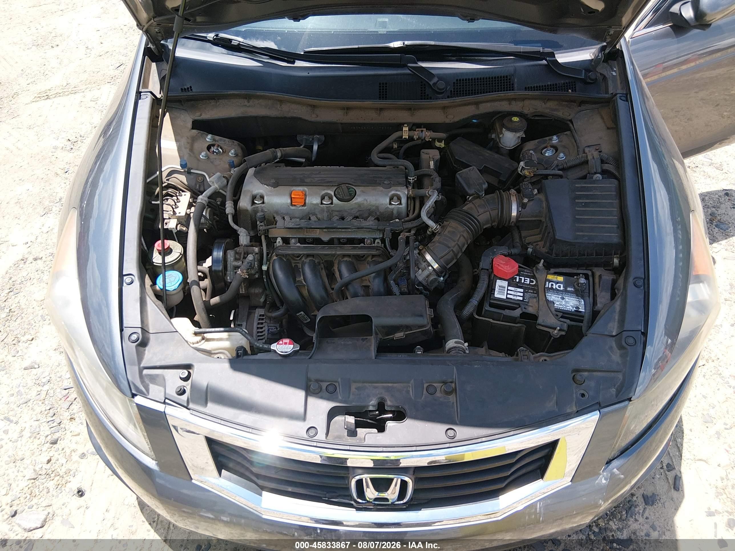 2009 Honda Accord 2.4 Lx Gray vin: 1HGCP263X9A078395