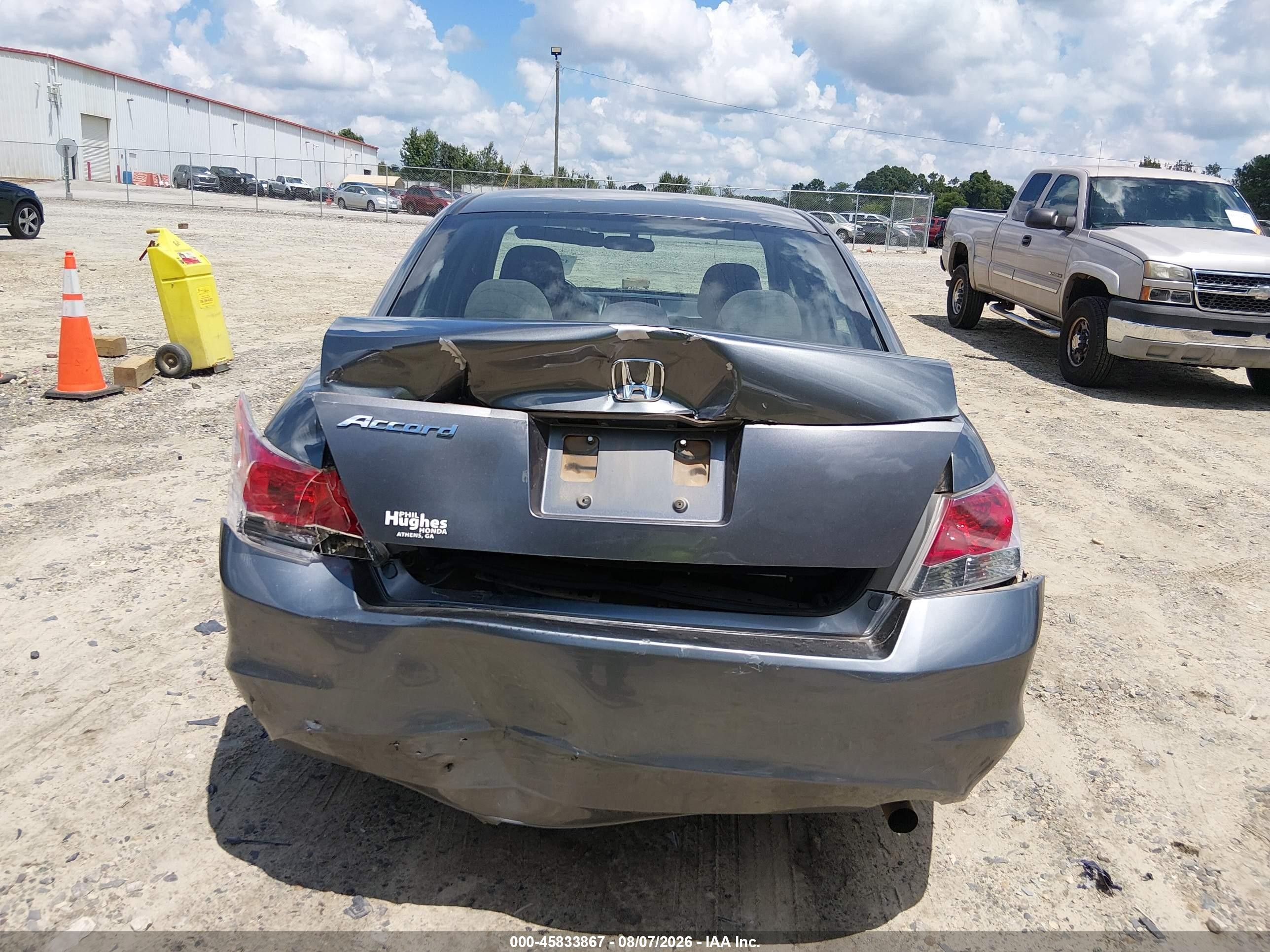 2009 Honda Accord 2.4 Lx Gray vin: 1HGCP263X9A078395