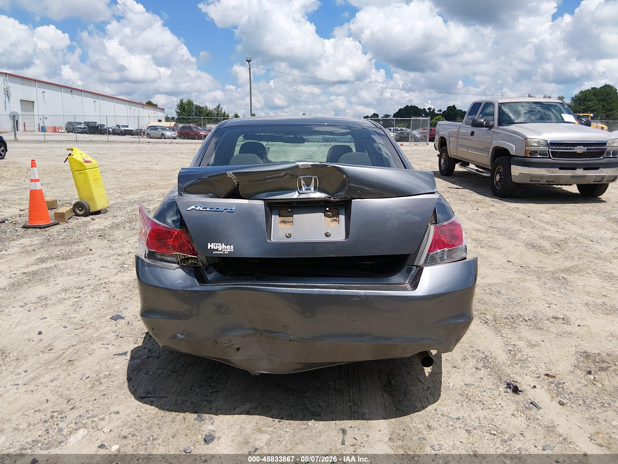 2009 Honda Accord 2.4 Lx Gray vin: 1HGCP263X9A078395