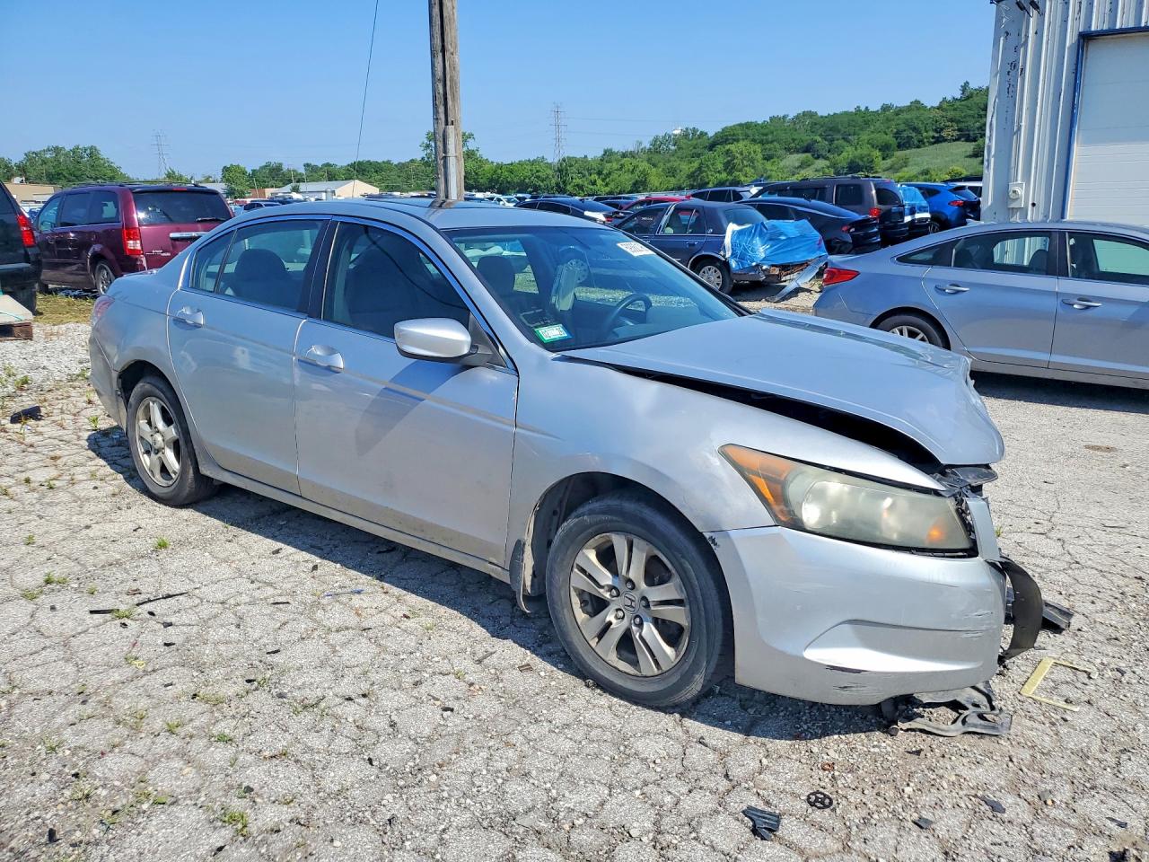 2009 Honda Accord Lx Silver vin: 1HGCP263X9A079000