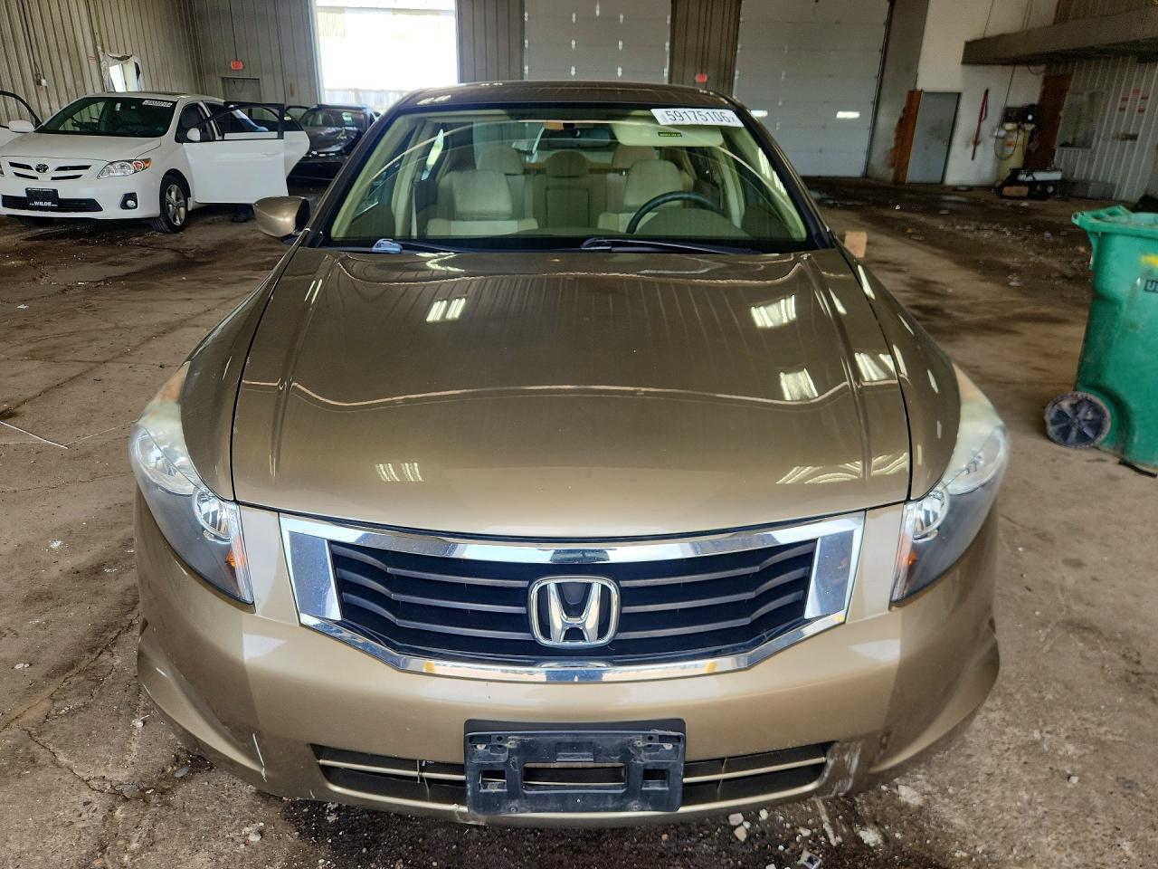 2009 Honda Accord Lx Tan vin: 1HGCP263X9A103702