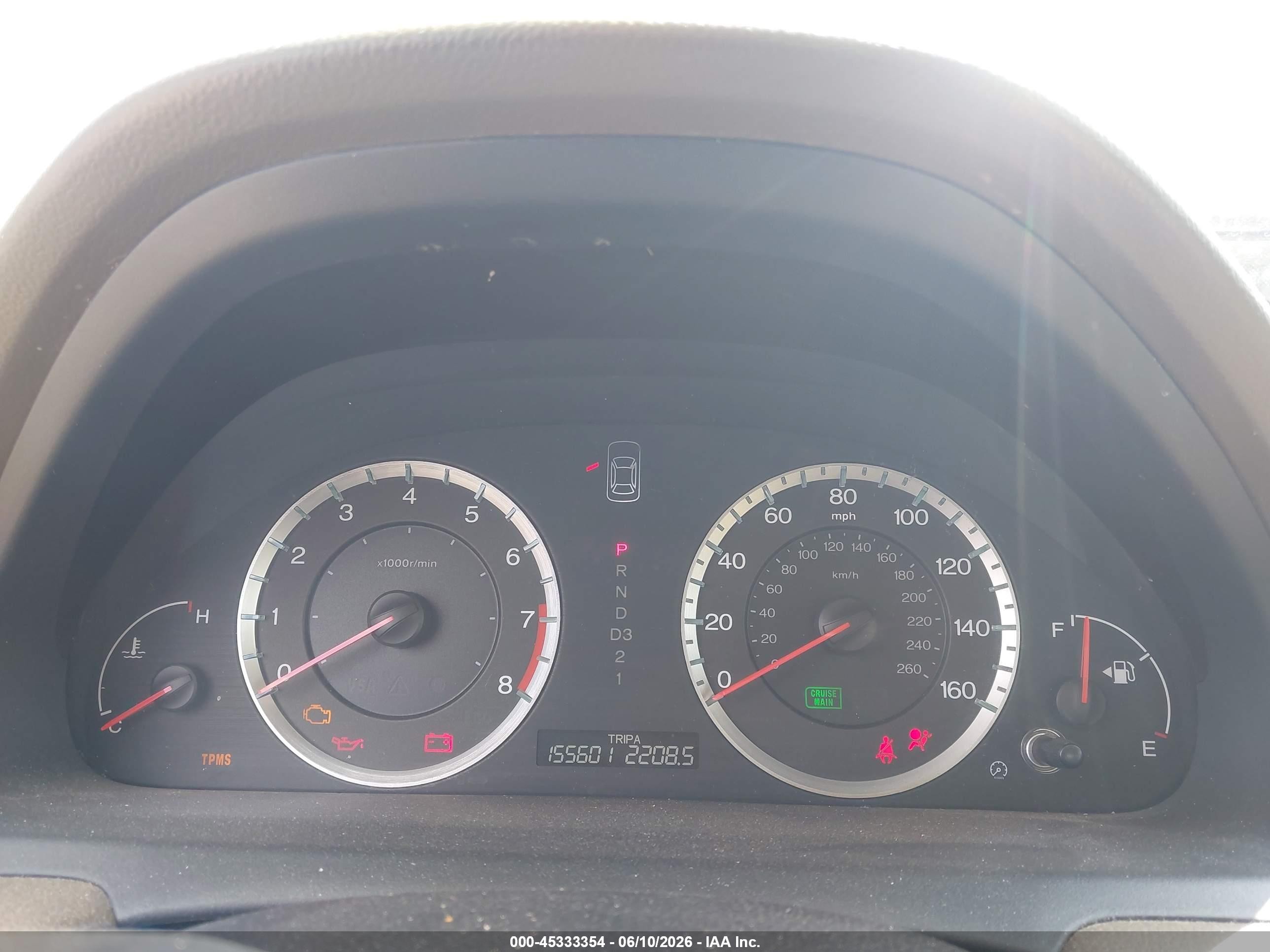 2009 Honda Accord 2.4 Lx Maroon vin: 1HGCP263X9A128146