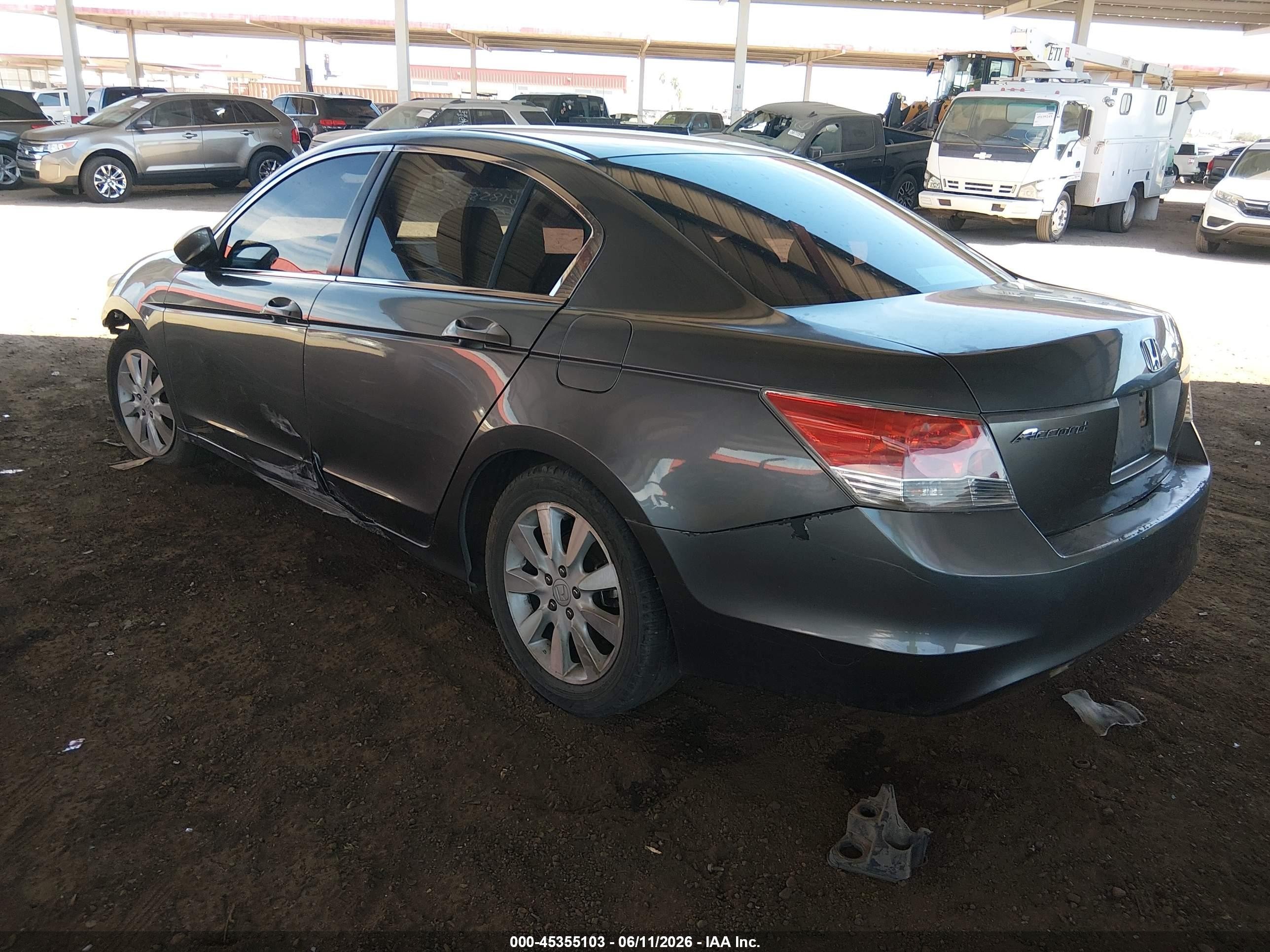 2009 Honda Accord 2.4 Lx Gray vin: 1HGCP263X9A164855