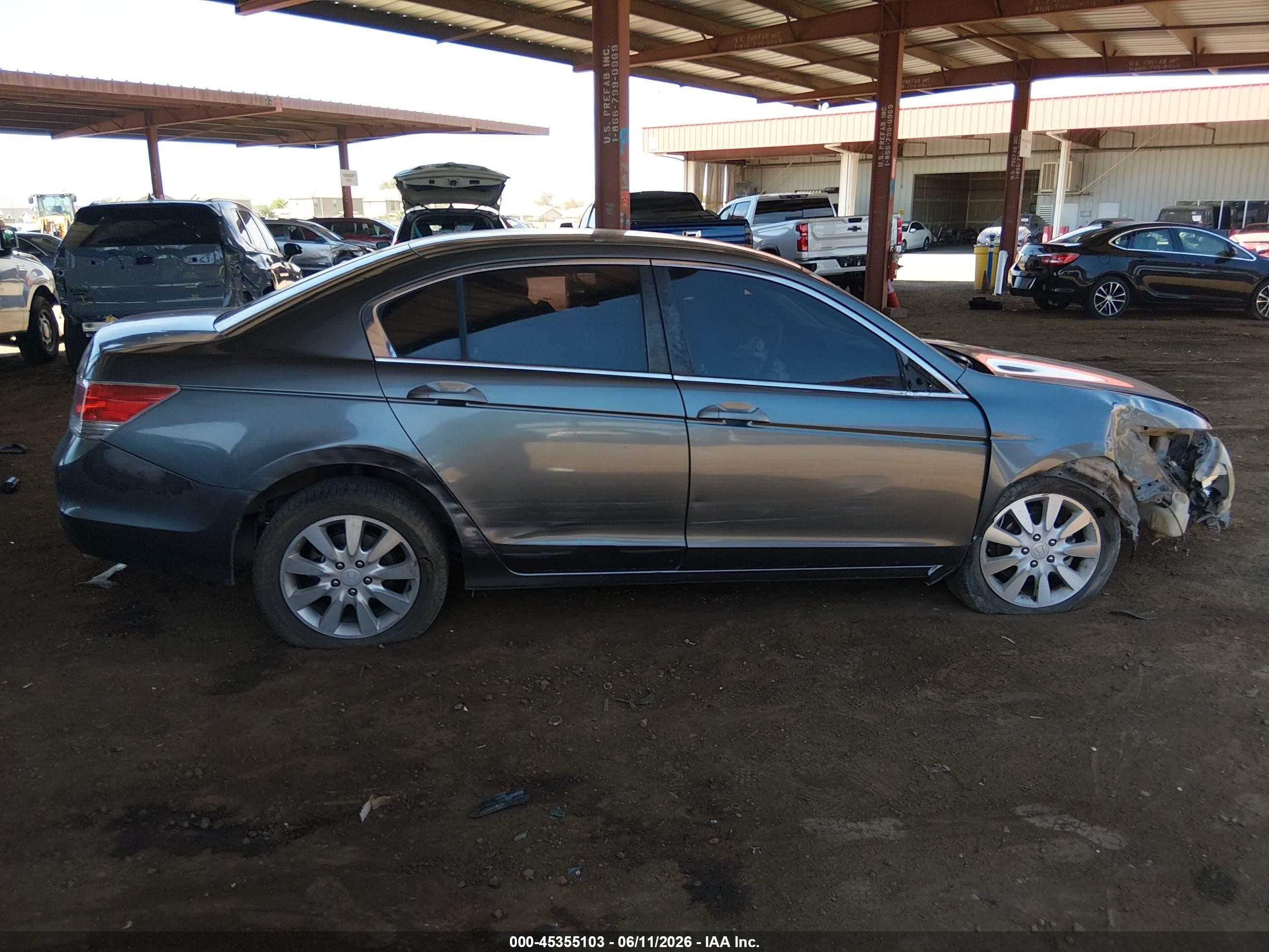 2009 Honda Accord 2.4 Lx Gray vin: 1HGCP263X9A164855