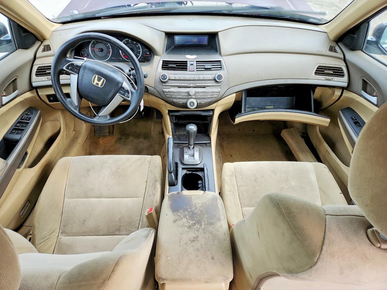 2009 Honda Accord Lx Бордовый vin: 1HGCP263X9A187262