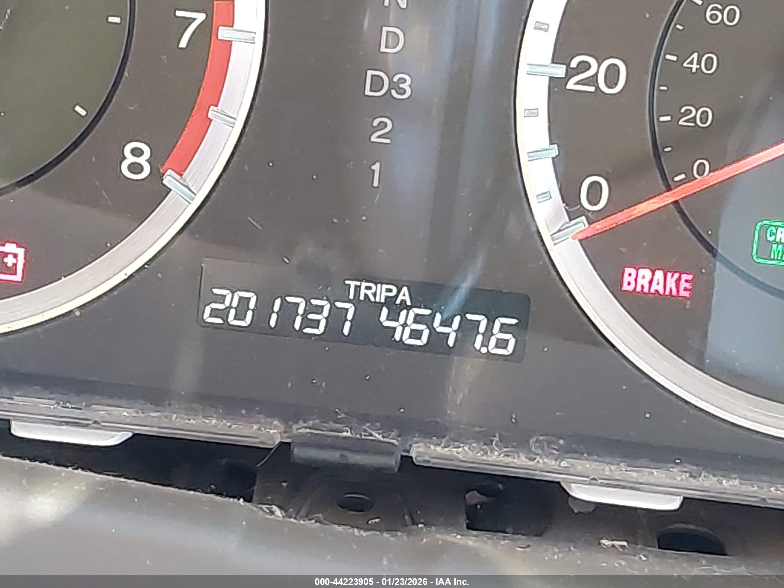 2009 Honda Accord 2.4 Lx Brown vin: 1HGCP263X9A188458