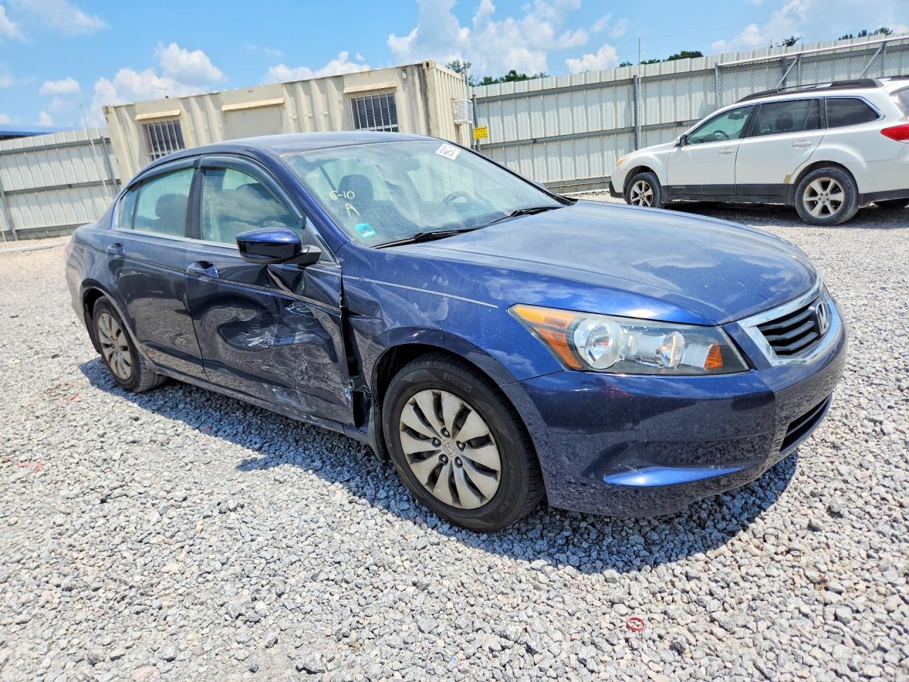 2009 Honda Accord Lx Blue vin: 1HGCP263X9A198312