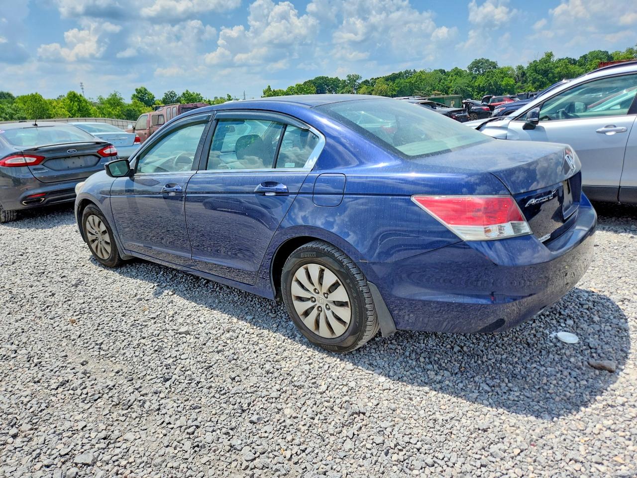 2009 Honda Accord Lx Blue vin: 1HGCP263X9A198312