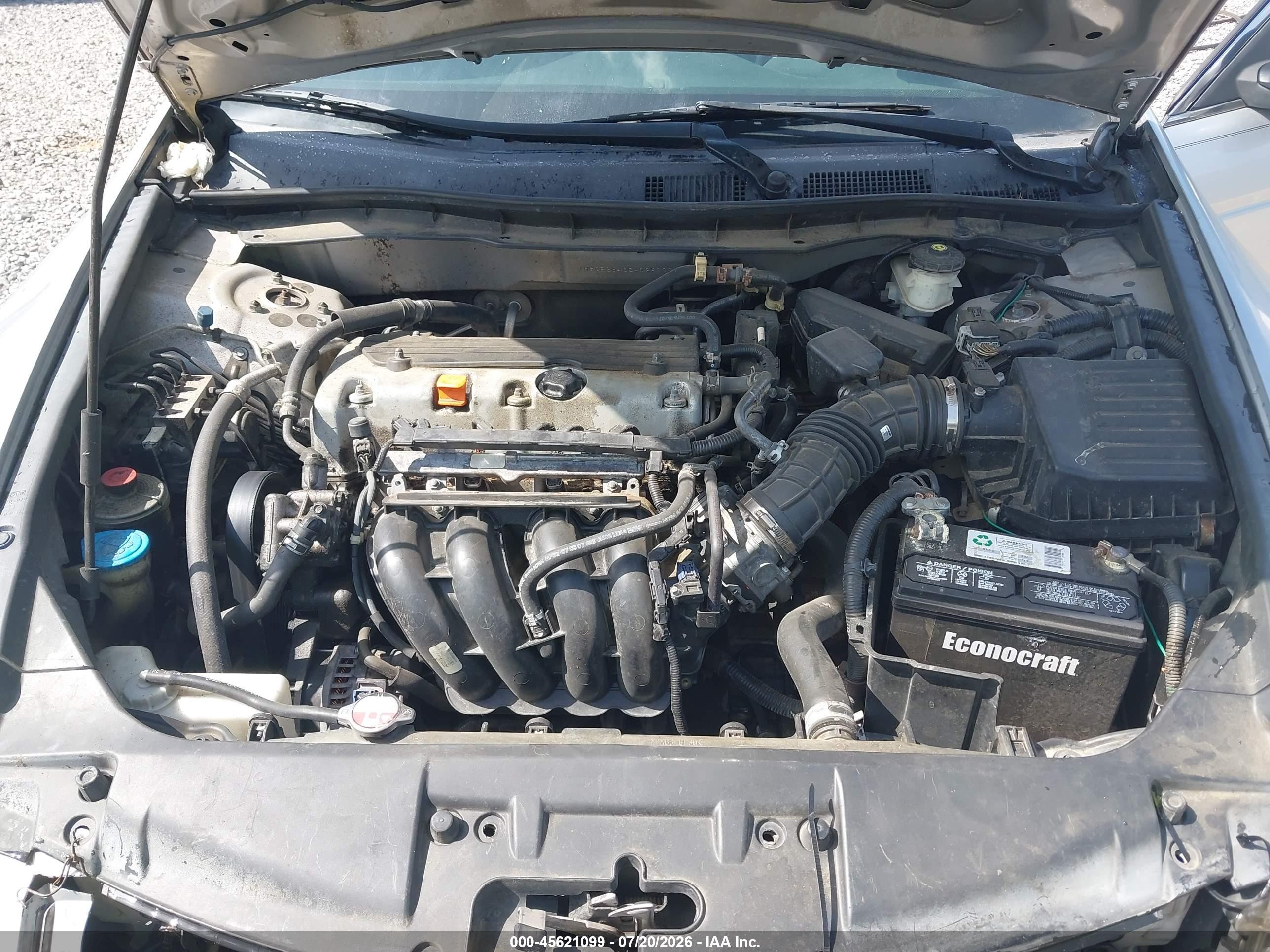 2008 Honda Accord 2.4 Lx-p Gray vin: 1HGCP26408A029777