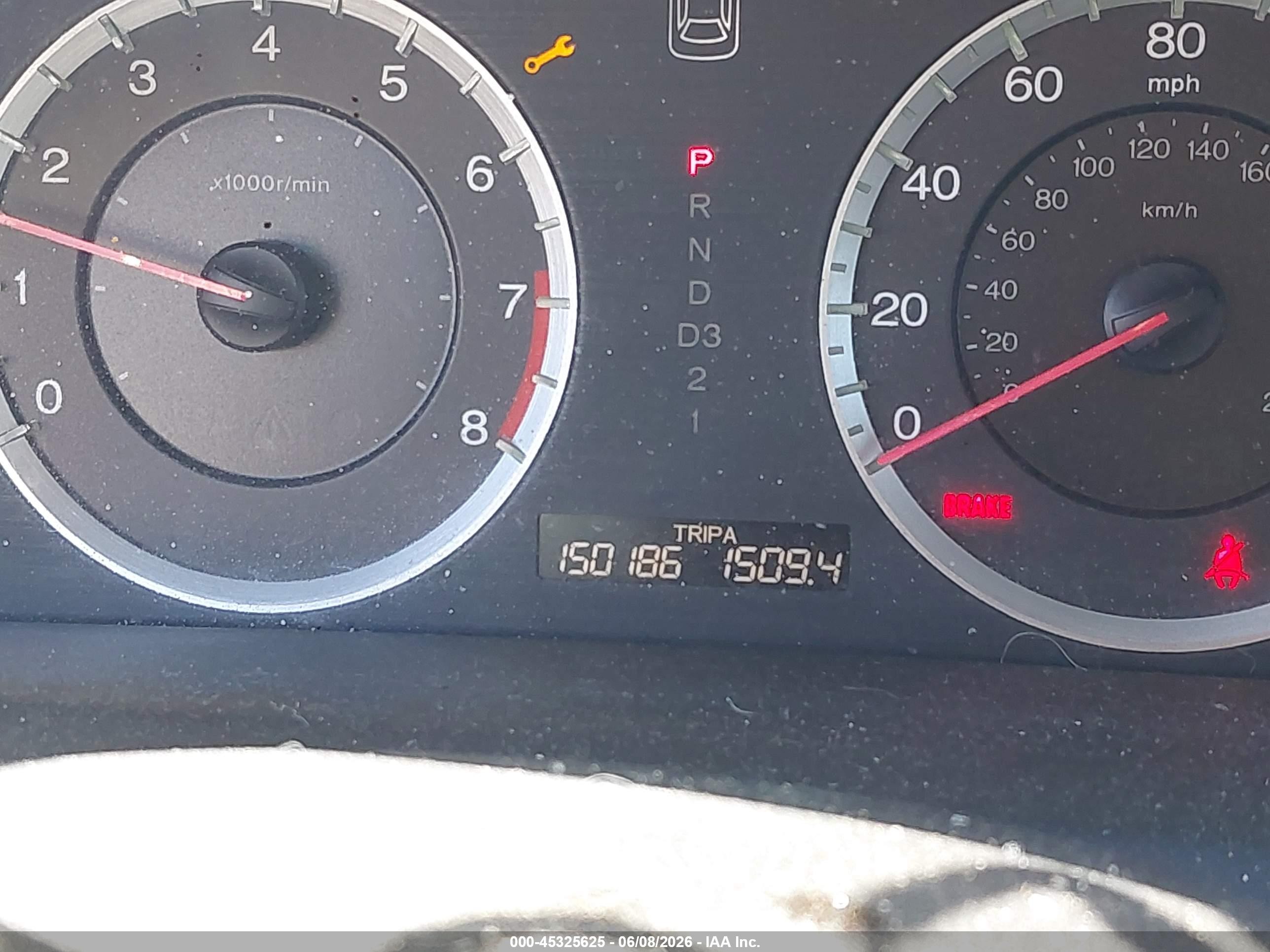 2008 Honda Accord 2.4 Lx-p Серый vin: 1HGCP26408A049477