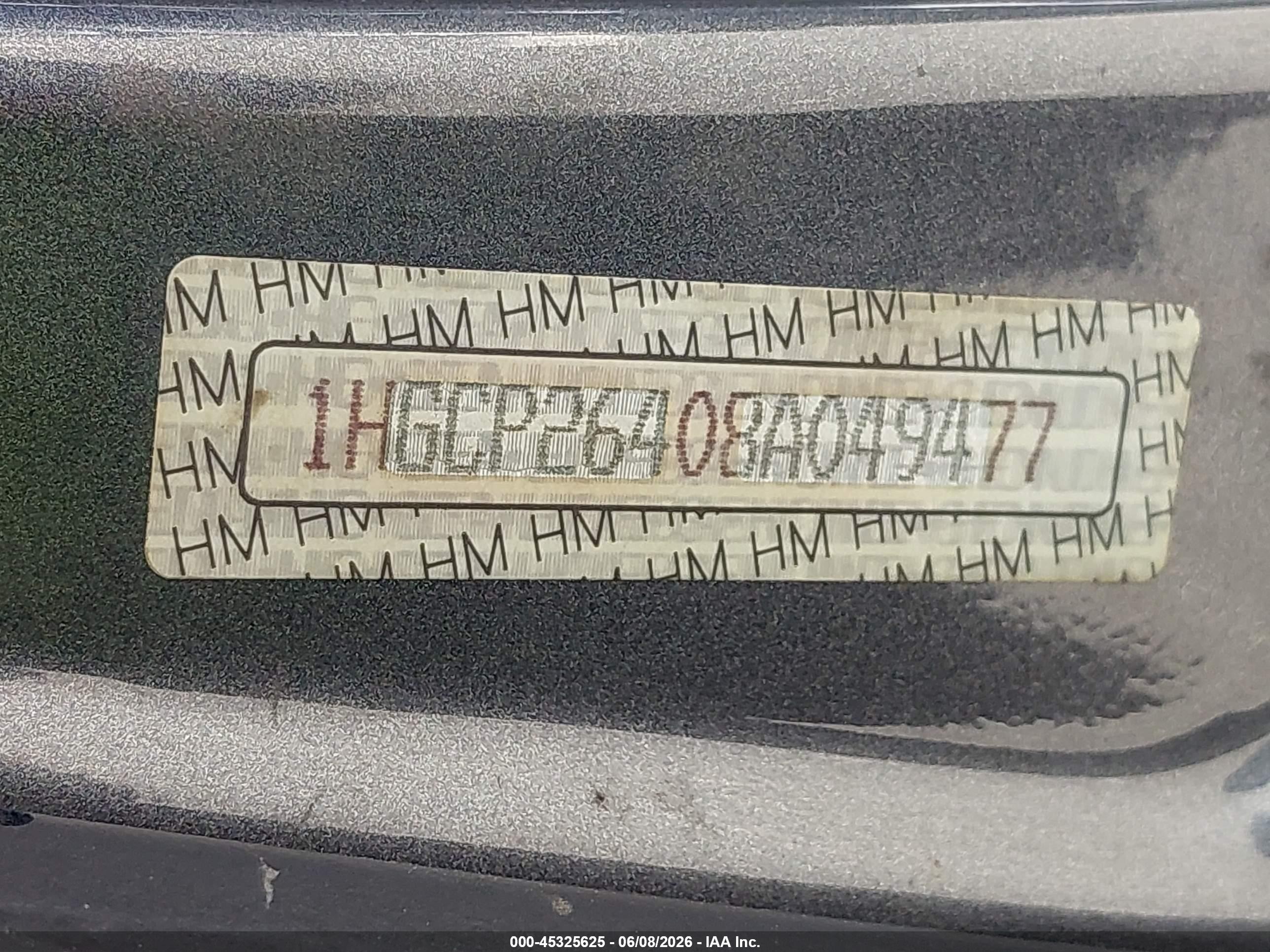 2008 Honda Accord 2.4 Lx-p Серый vin: 1HGCP26408A049477