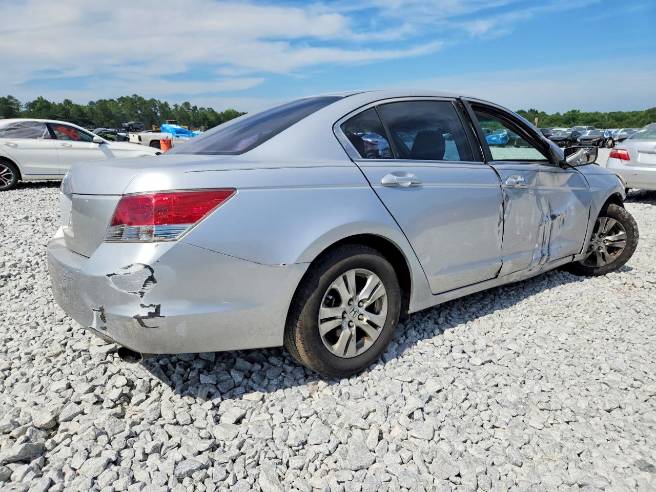 2008 Honda Accord Ex Silver vin: 1HGCP26408A053884