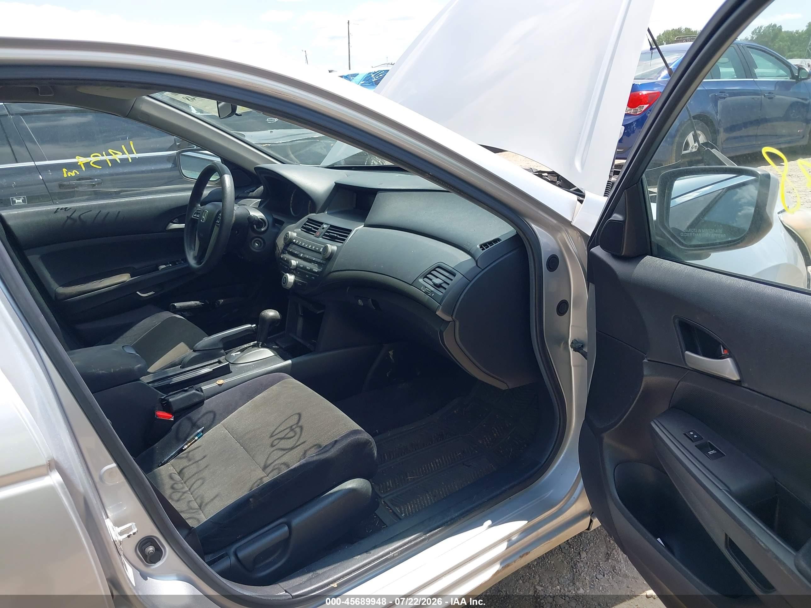 2008 Honda Accord 2.4 Lx-p Silver vin: 1HGCP26408A081605