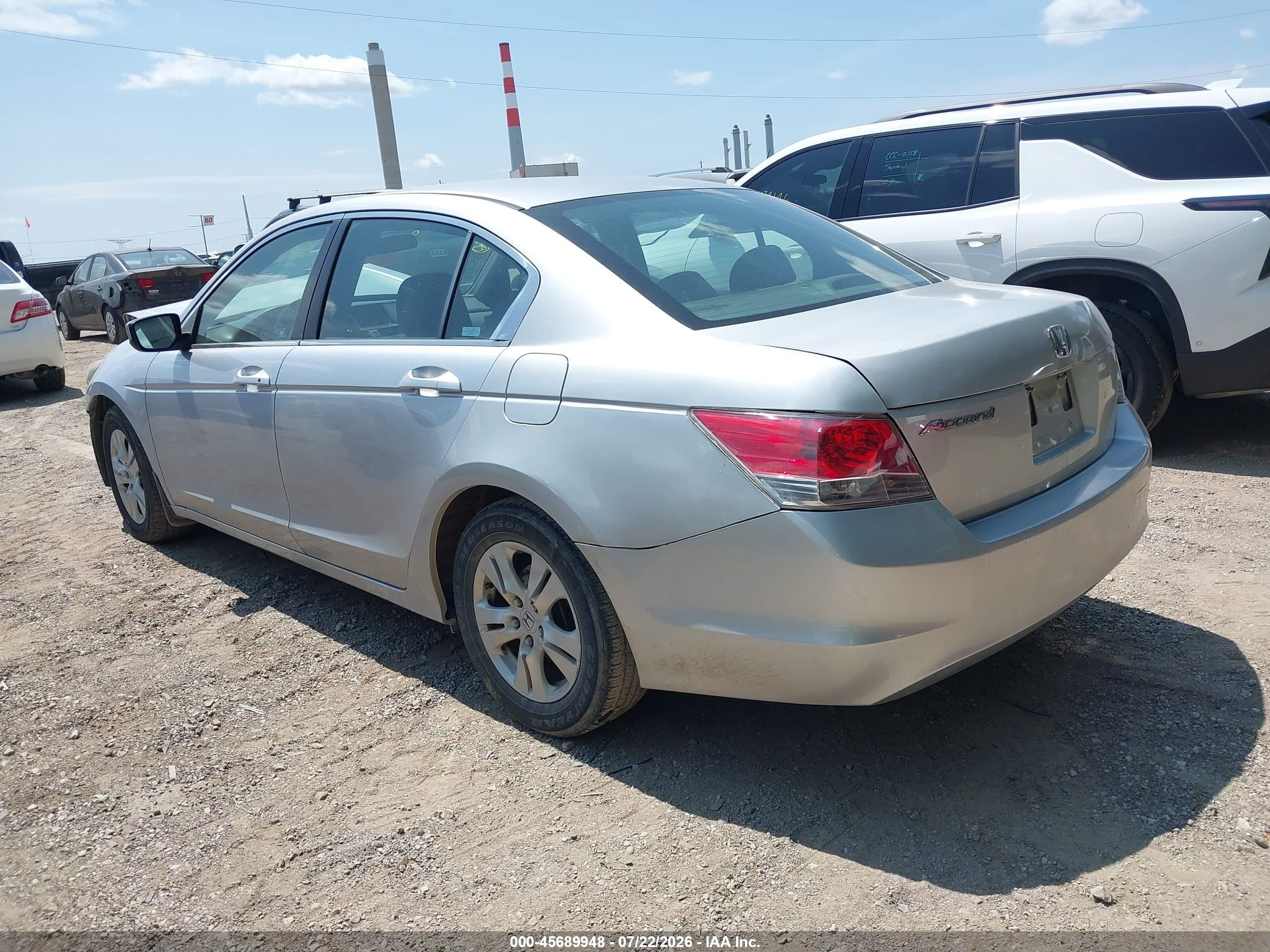 2008 Honda Accord 2.4 Lx-p Silver vin: 1HGCP26408A081605