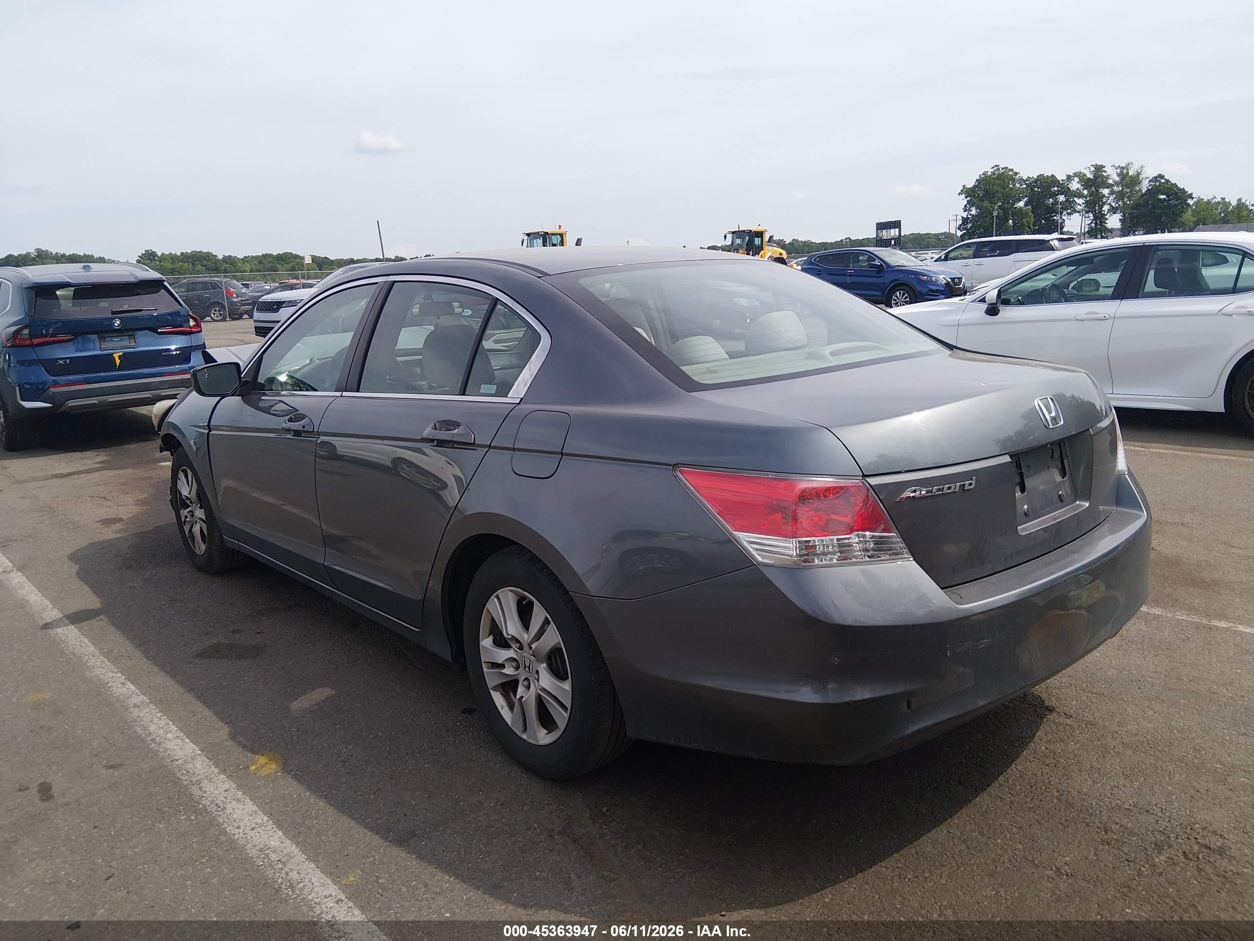 2008 Honda Accord 2.4 Lx-p Gray vin: 1HGCP26408A094113