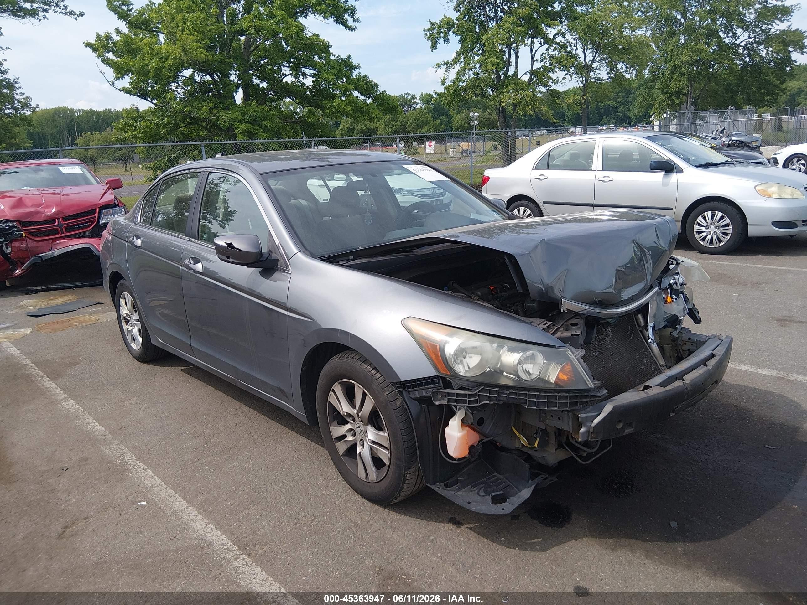 2008 Honda Accord 2.4 Lx-p Gray vin: 1HGCP26408A094113