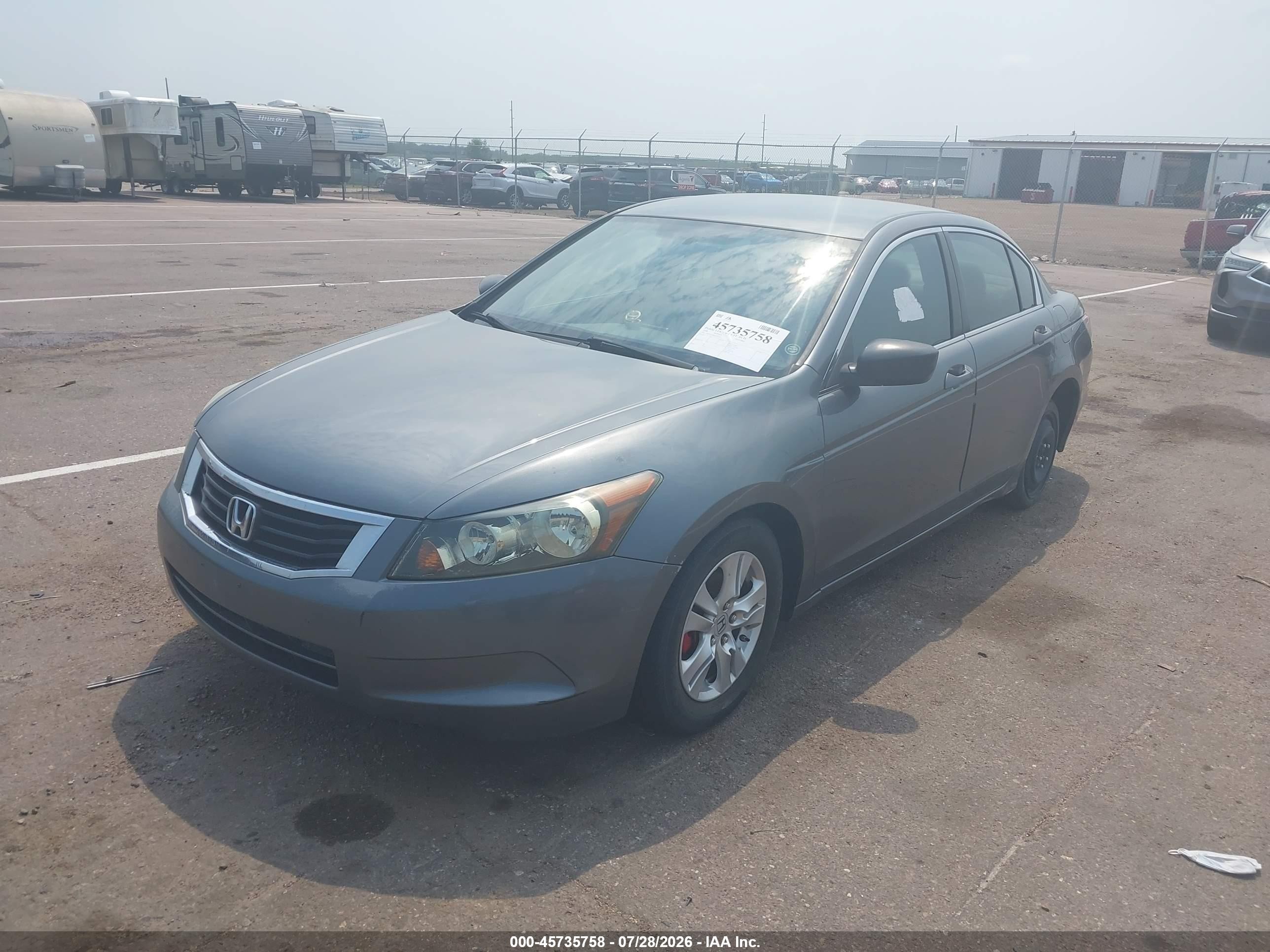2008 Honda Accord 2.4 Lx-p Gray vin: 1HGCP26408A094676