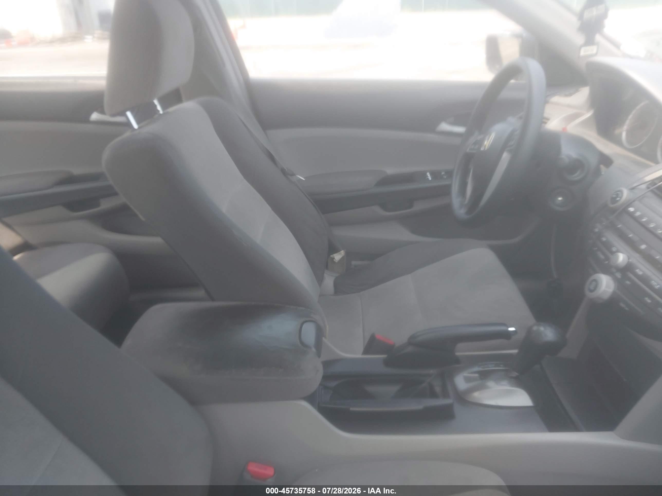2008 Honda Accord 2.4 Lx-p Gray vin: 1HGCP26408A094676