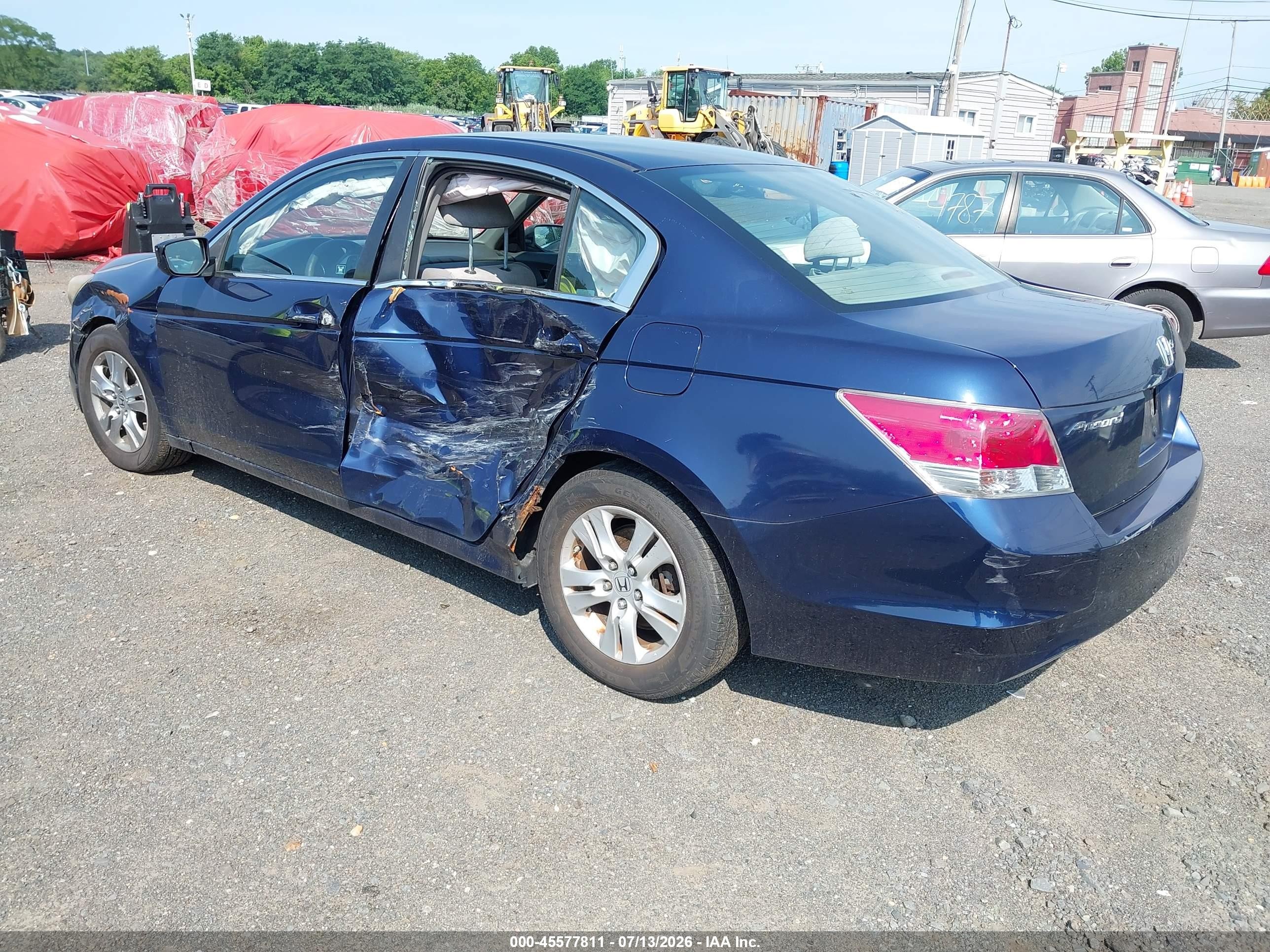 2008 Honda Accord 2.4 Lx-p Dark Blue vin: 1HGCP26408A105319