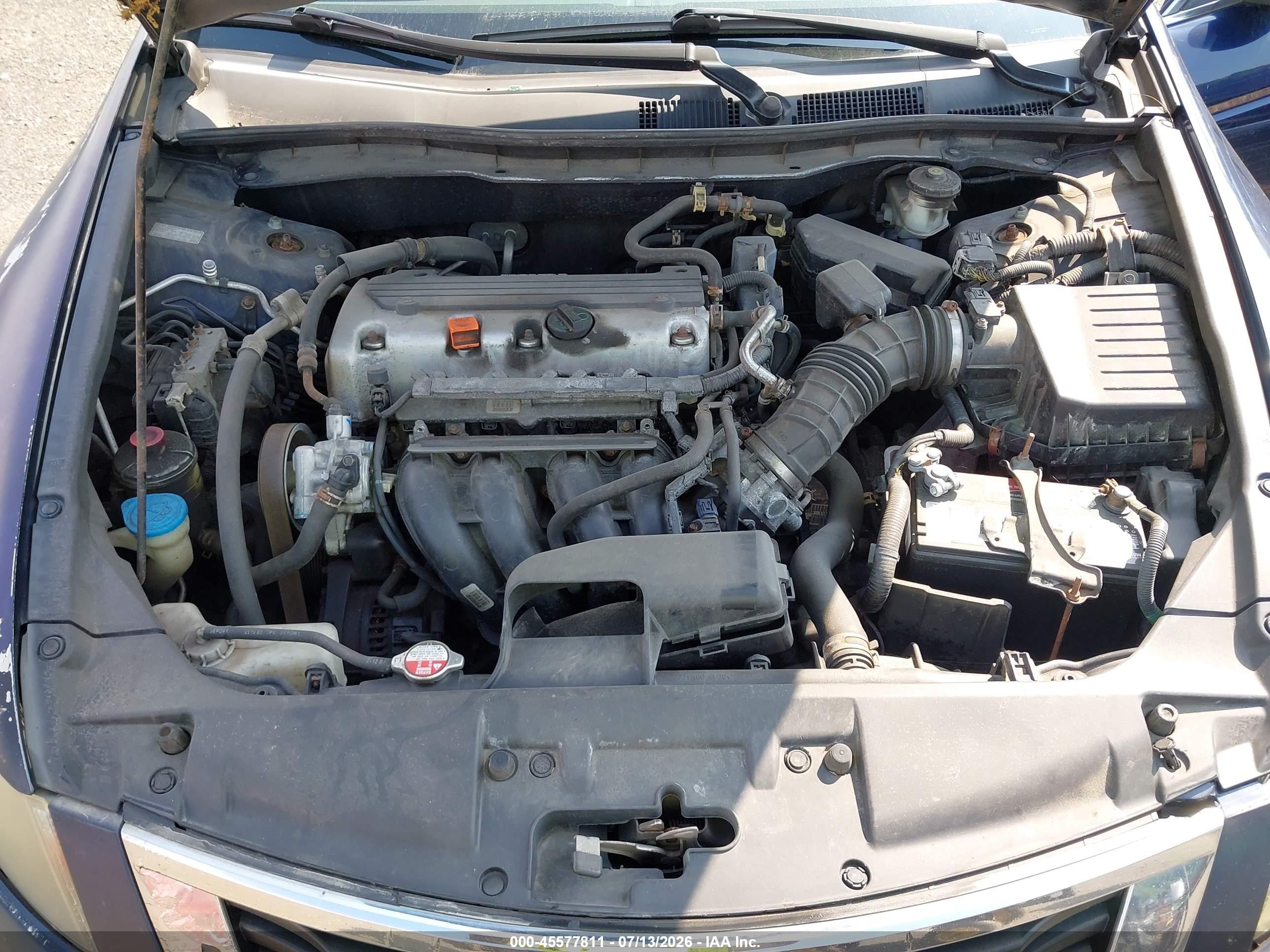 2008 Honda Accord 2.4 Lx-p Dark Blue vin: 1HGCP26408A105319