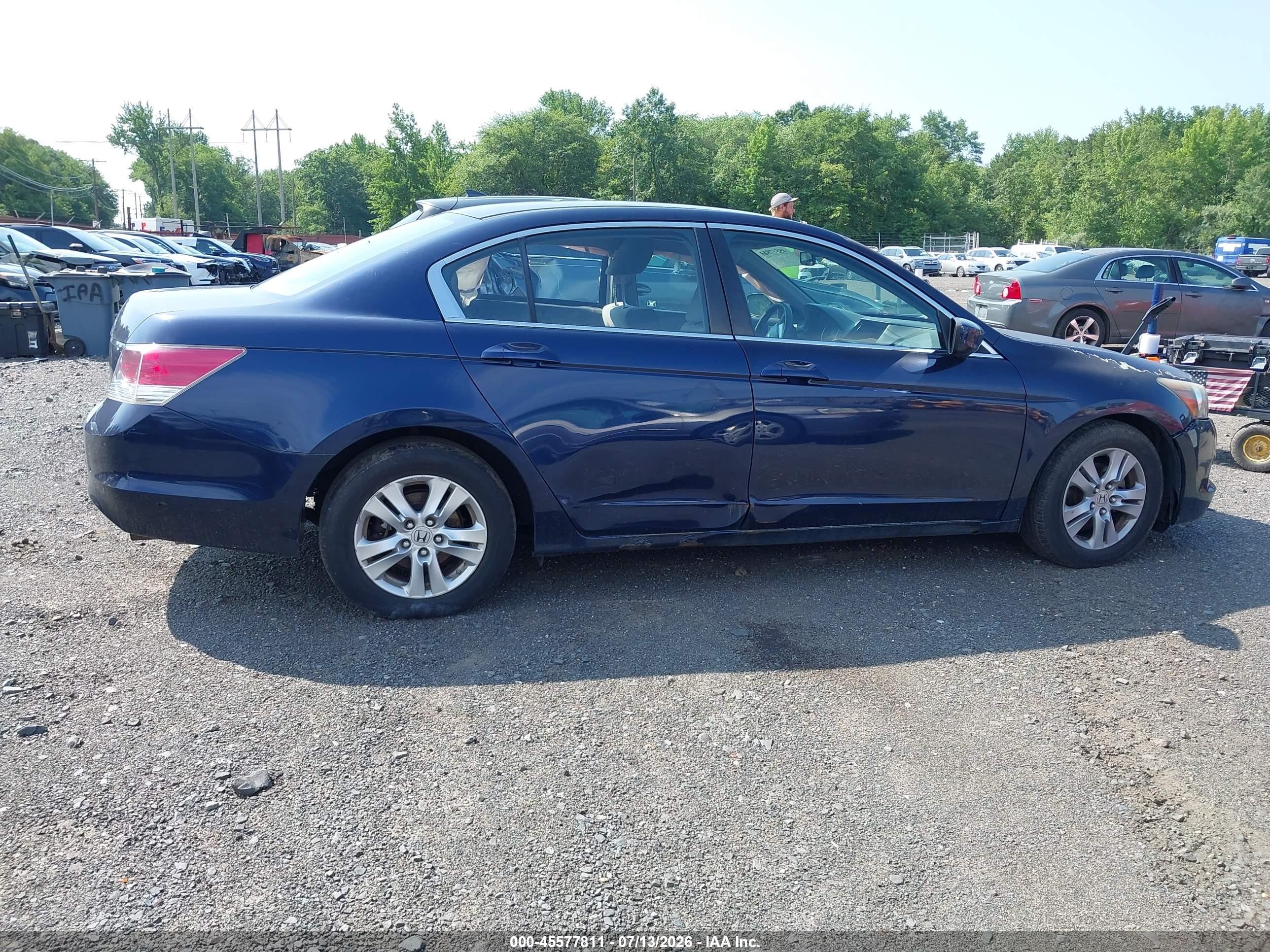 2008 Honda Accord 2.4 Lx-p Dark Blue vin: 1HGCP26408A105319