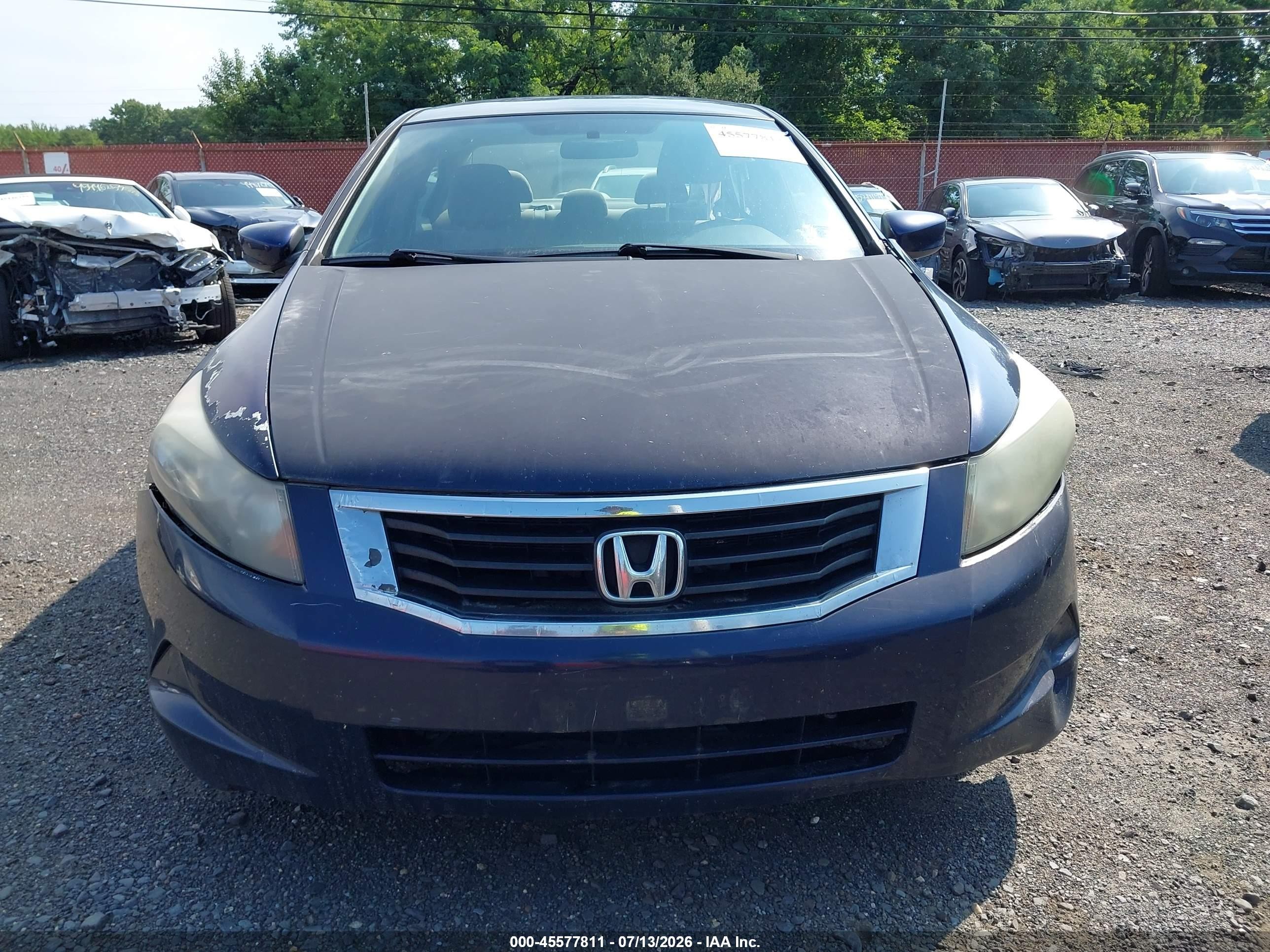 2008 Honda Accord 2.4 Lx-p Dark Blue vin: 1HGCP26408A105319