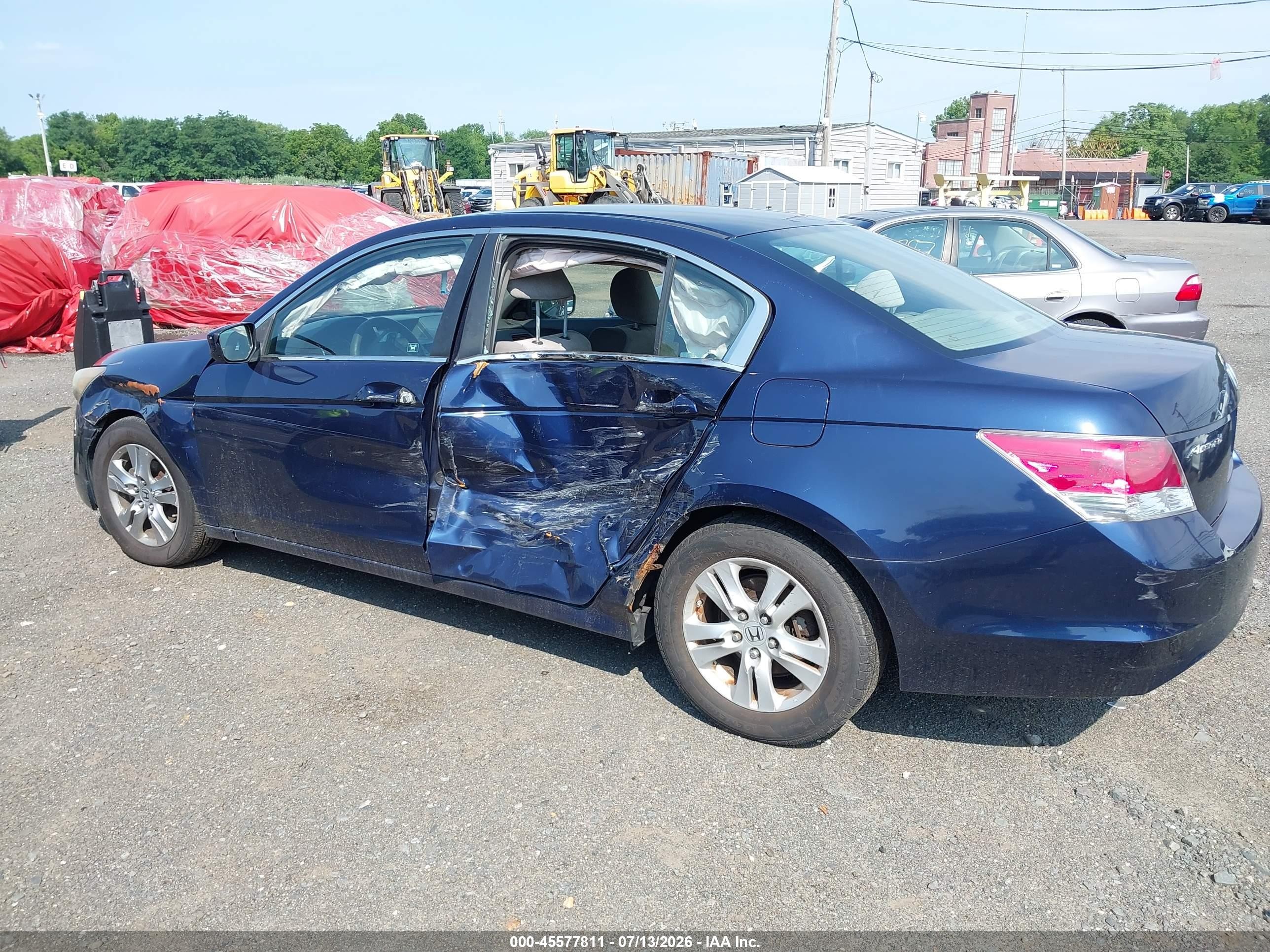 2008 Honda Accord 2.4 Lx-p Dark Blue vin: 1HGCP26408A105319
