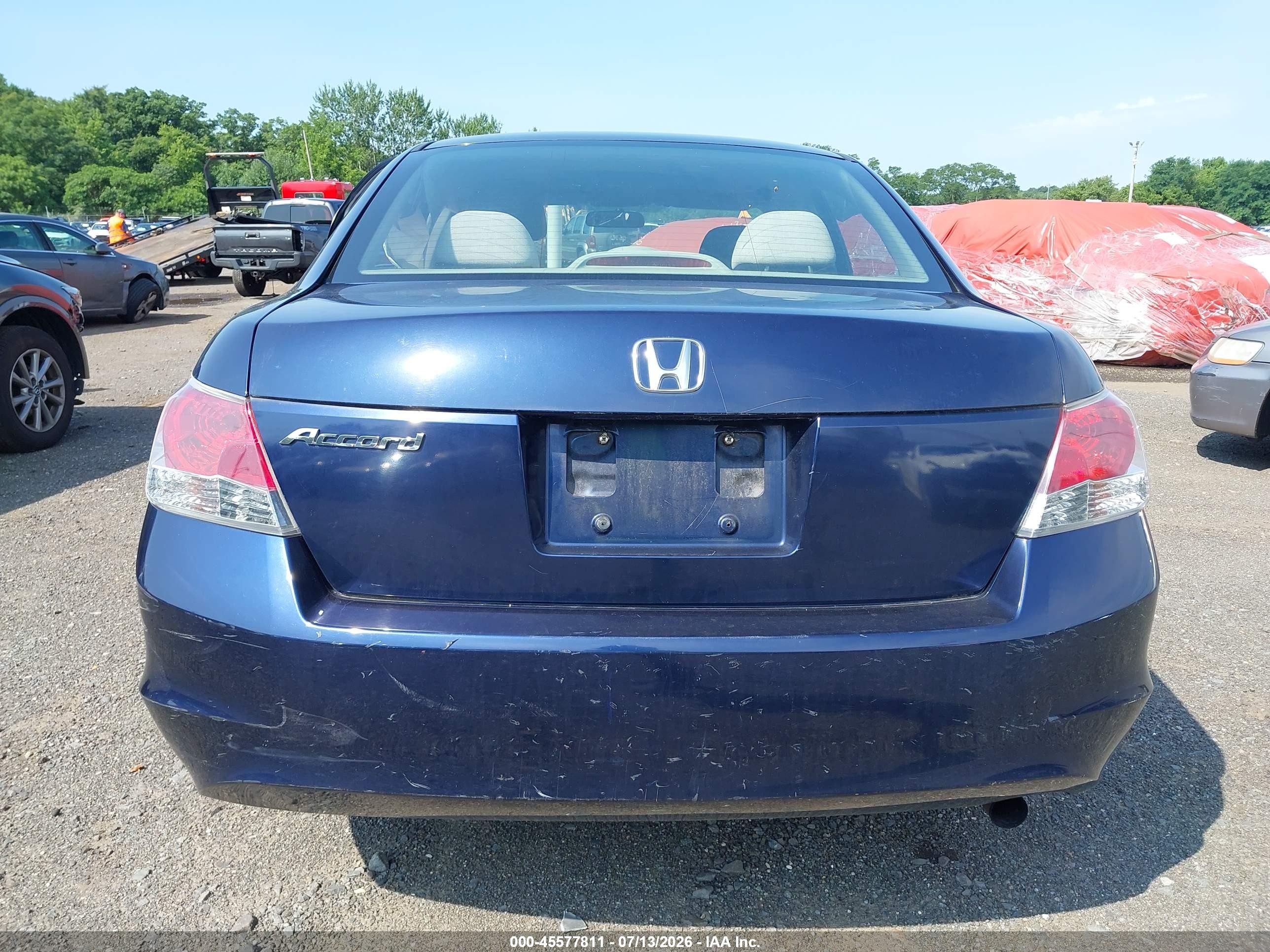 2008 Honda Accord 2.4 Lx-p Dark Blue vin: 1HGCP26408A105319