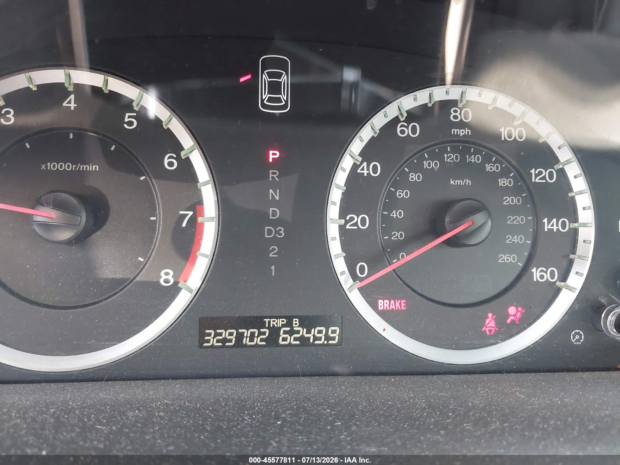 2008 Honda Accord 2.4 Lx-p Dark Blue vin: 1HGCP26408A105319
