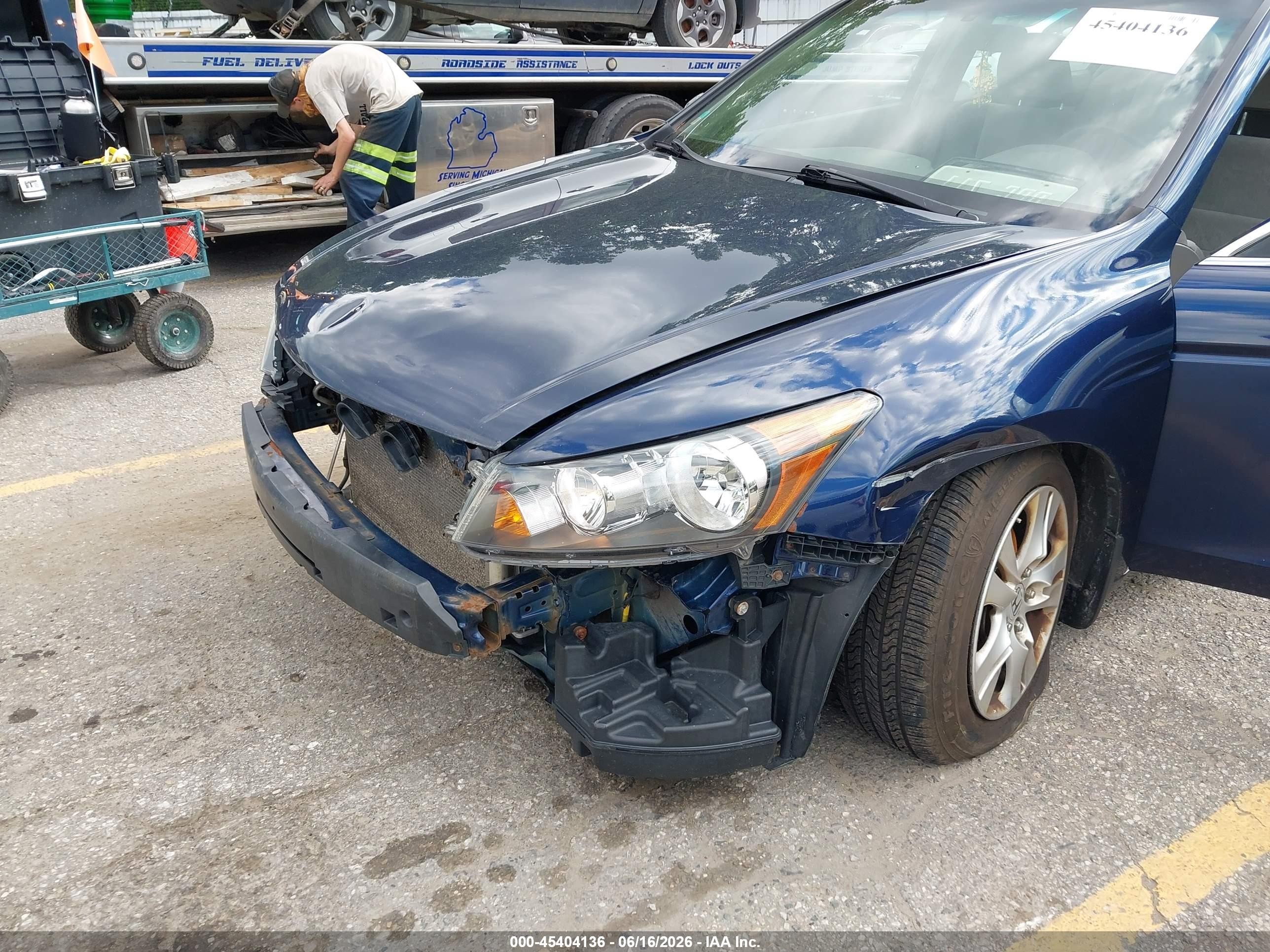 2008 Honda Accord 2.4 Lx-p Синий vin: 1HGCP26408A162538