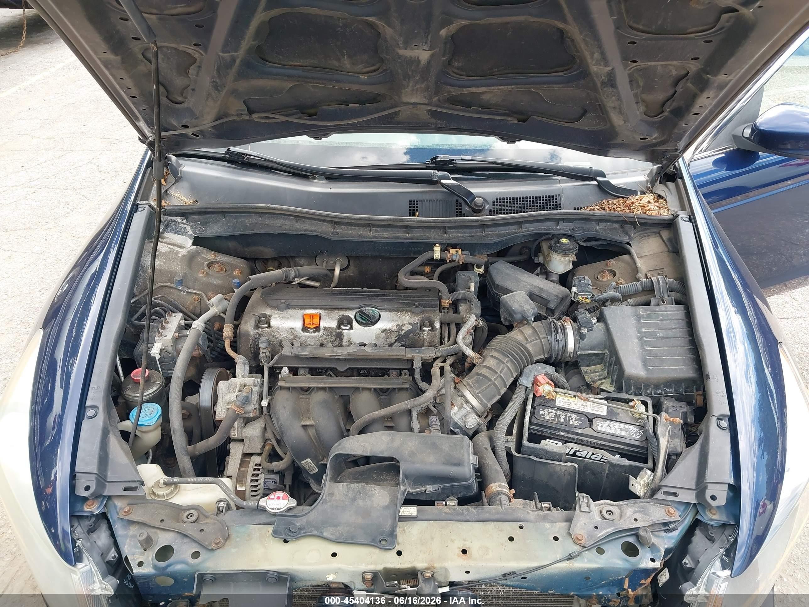 2008 Honda Accord 2.4 Lx-p Синий vin: 1HGCP26408A162538