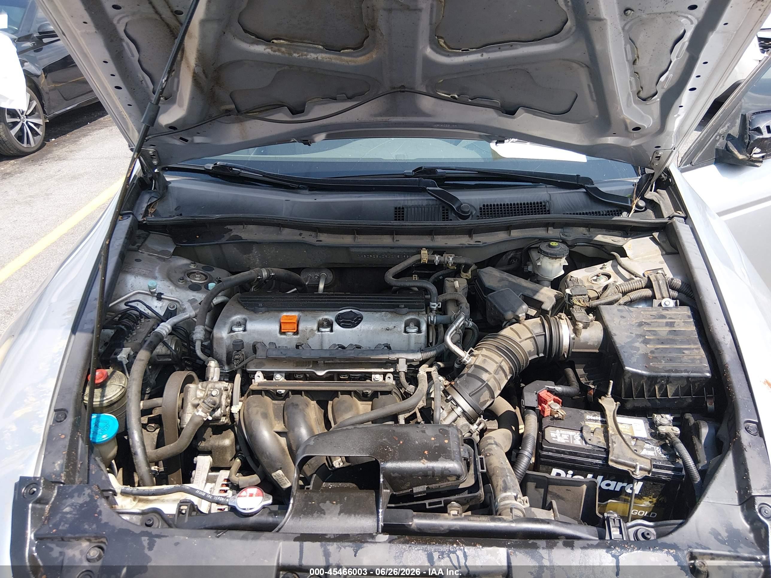 2009 Honda Accord 2.4 Lx-p Серый vin: 1HGCP26409A015198