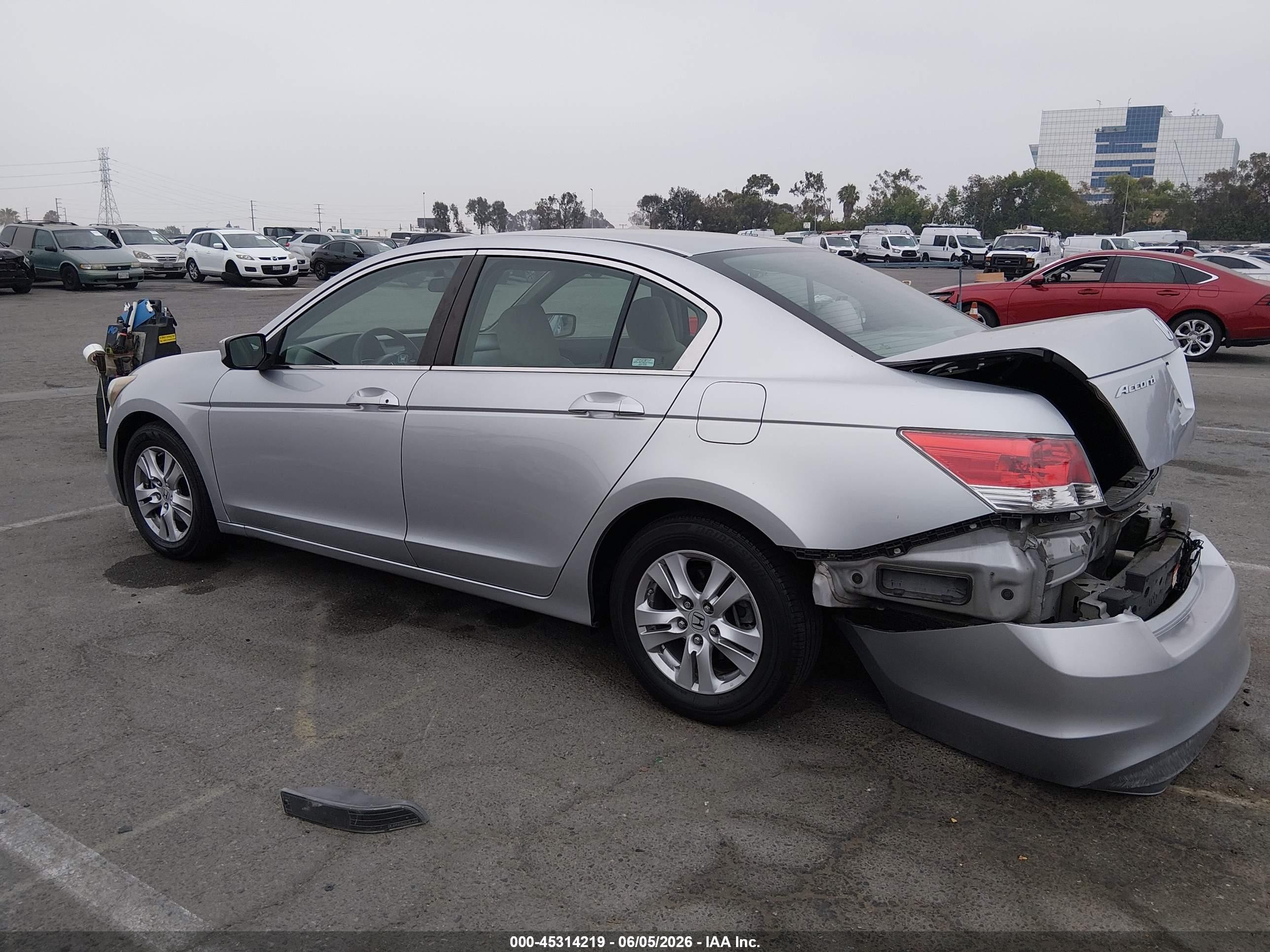 2009 Honda Accord 2.4 Lx-p Silver vin: 1HGCP26409A065843