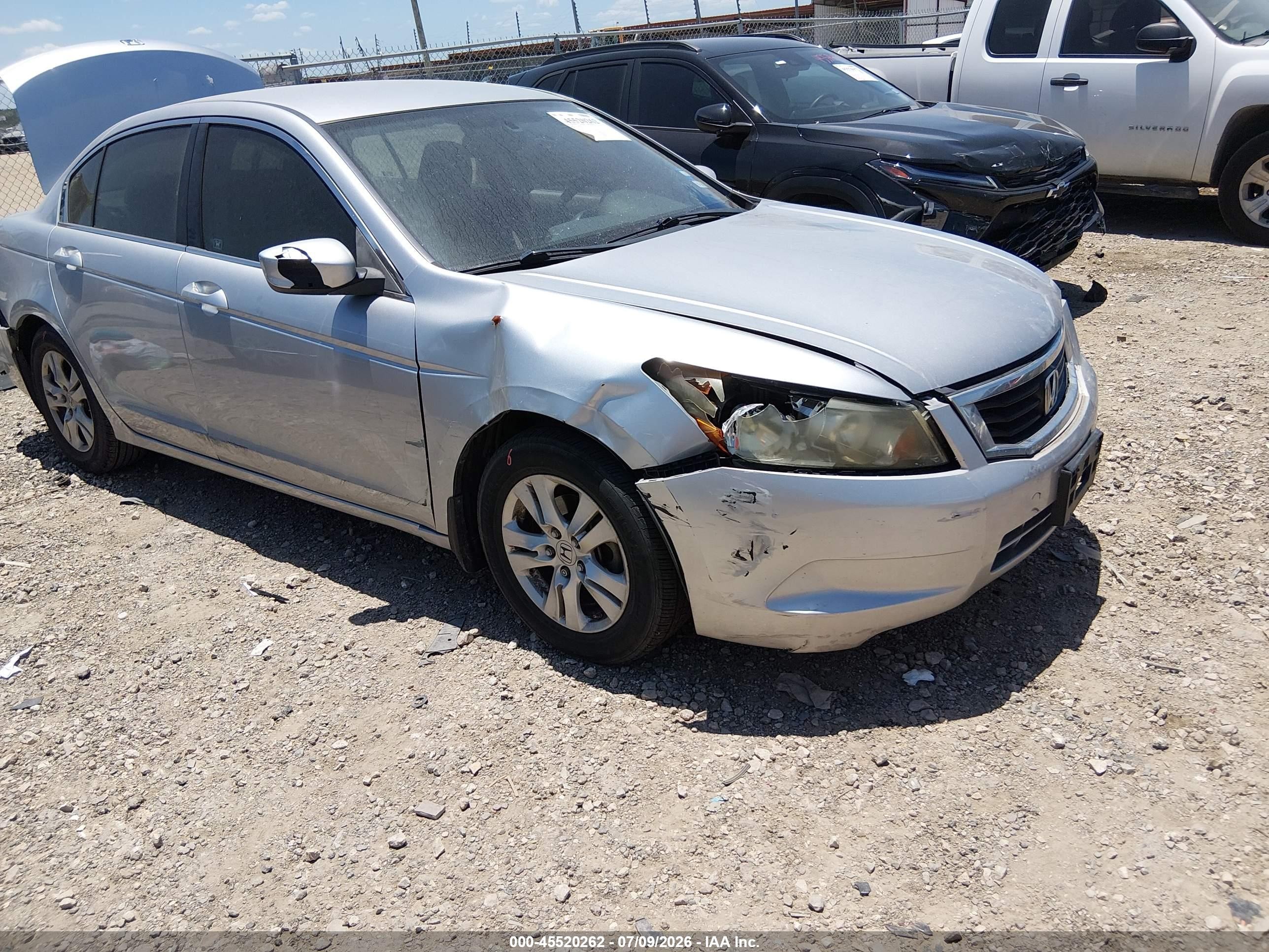 2009 Honda Accord 2.4 Lx-p Silver vin: 1HGCP26409A067883
