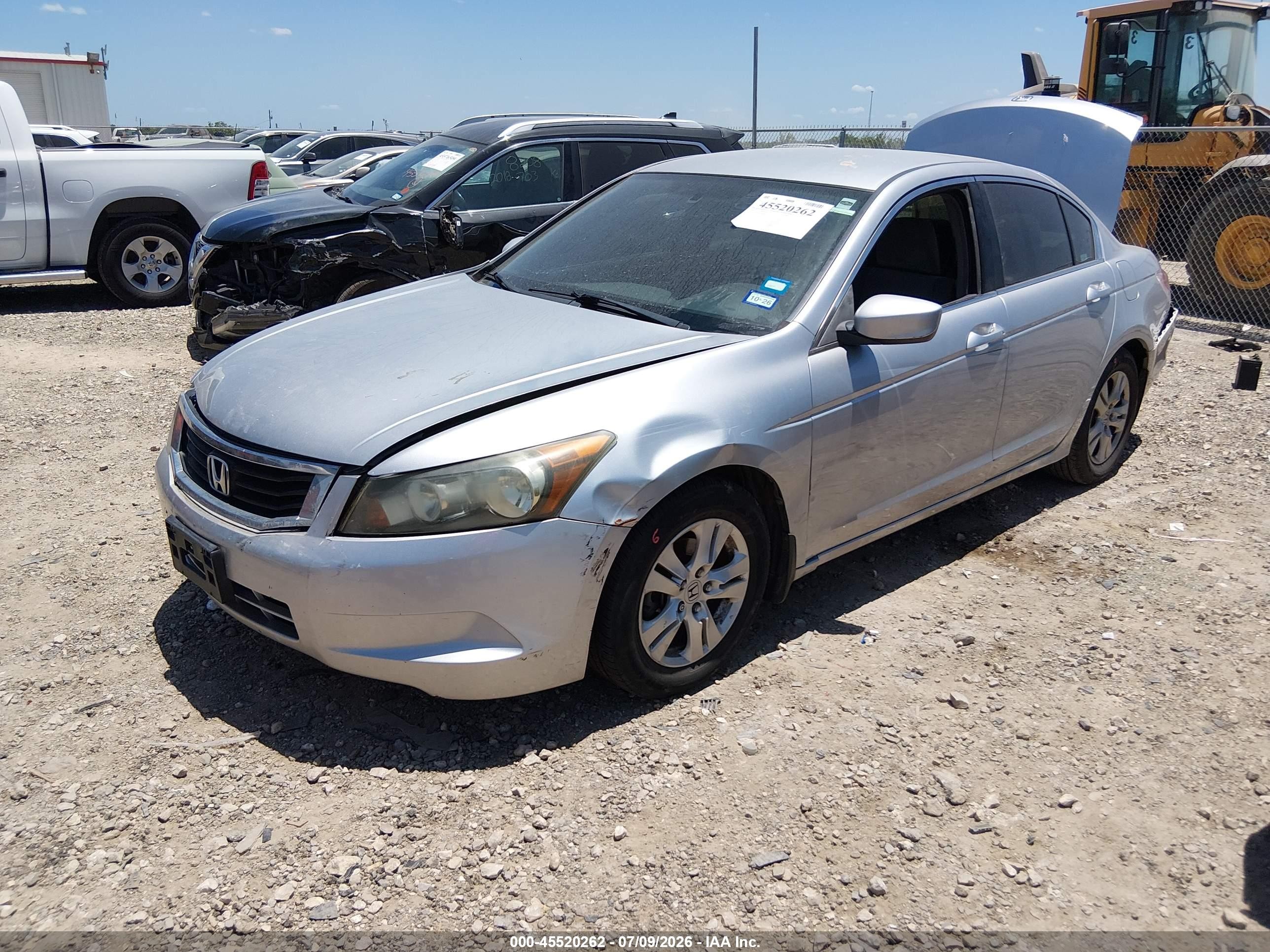 2009 Honda Accord 2.4 Lx-p Silver vin: 1HGCP26409A067883