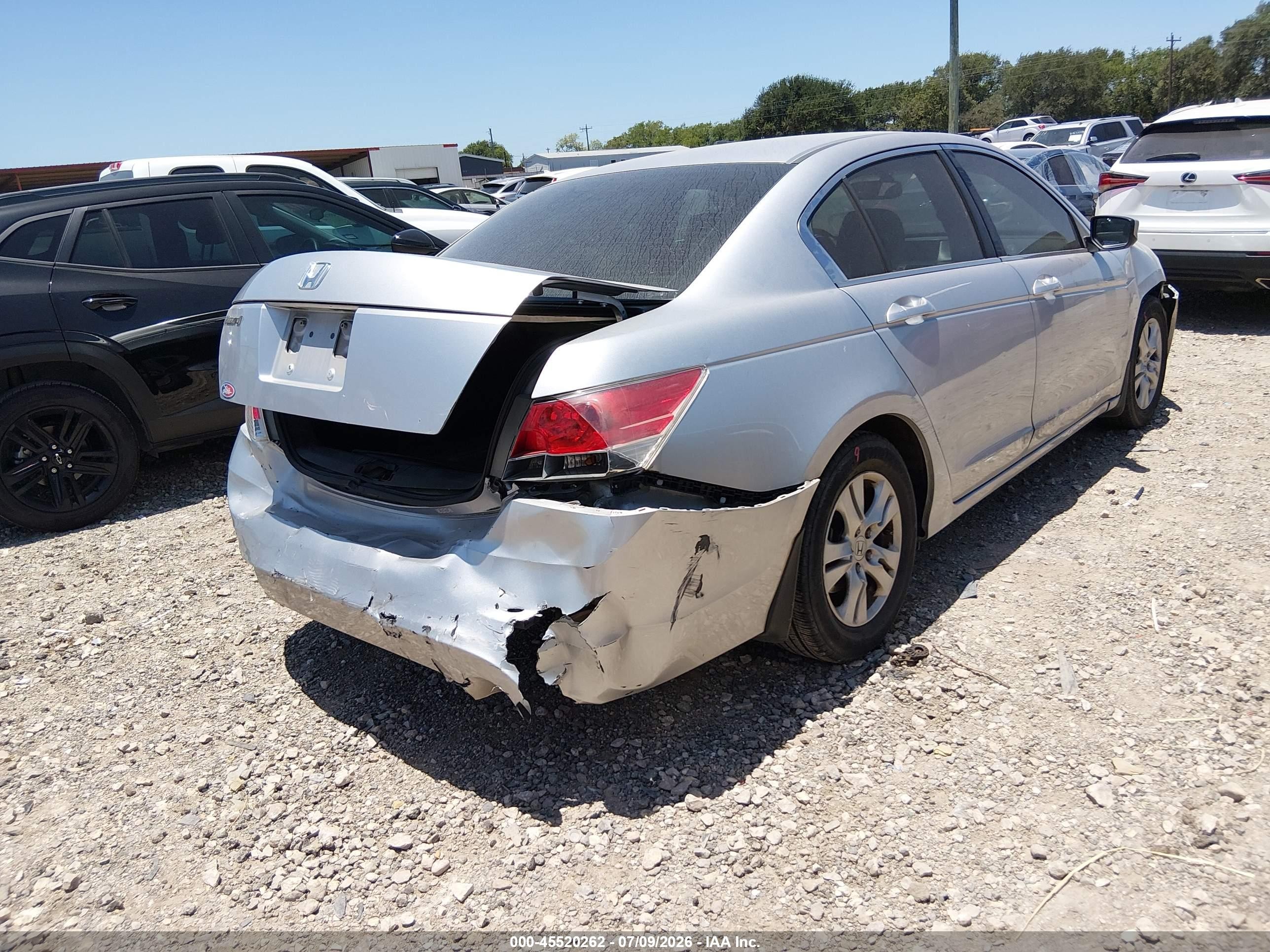 2009 Honda Accord 2.4 Lx-p Silver vin: 1HGCP26409A067883